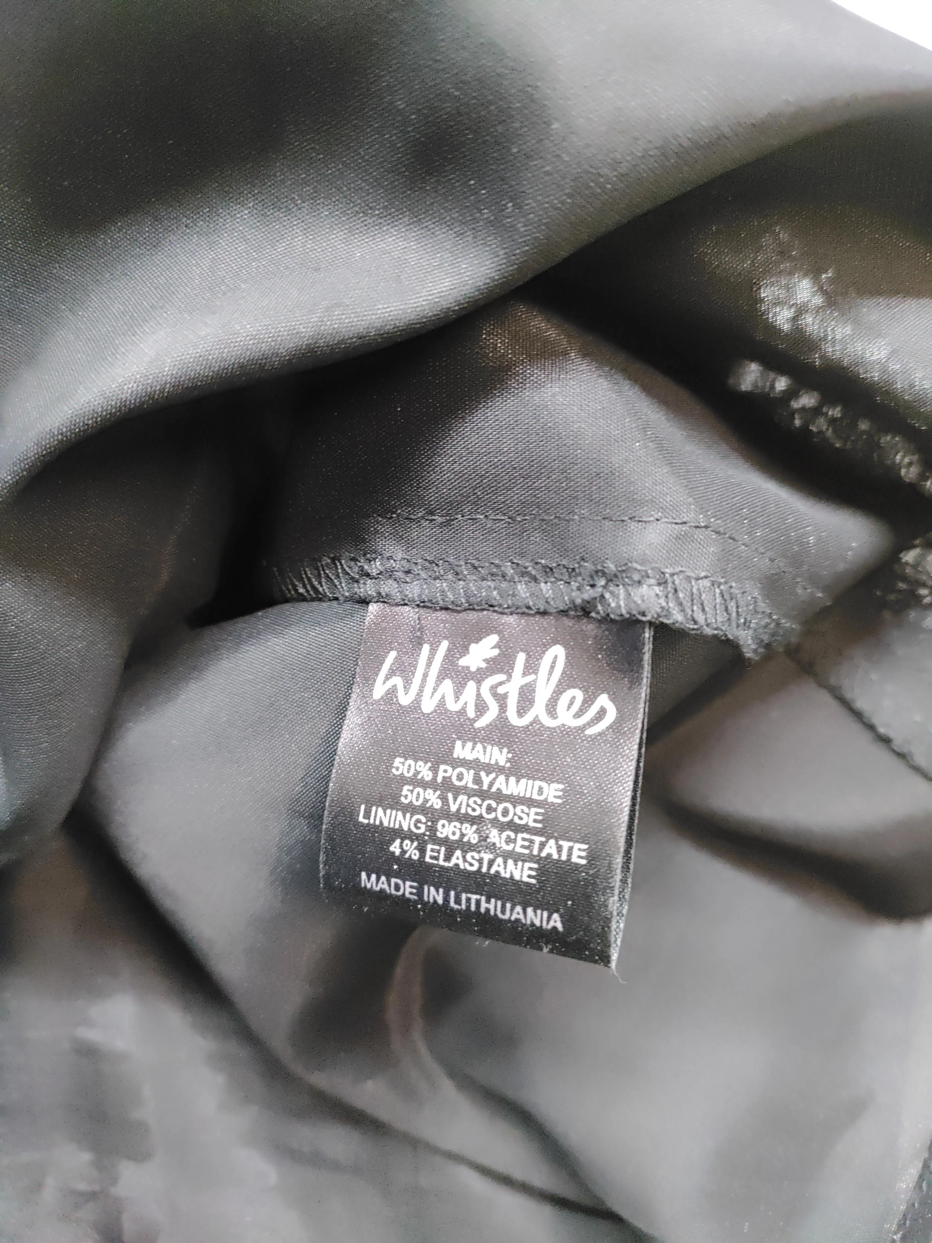Whistles Mini Dress UK10 in Black - Image 6