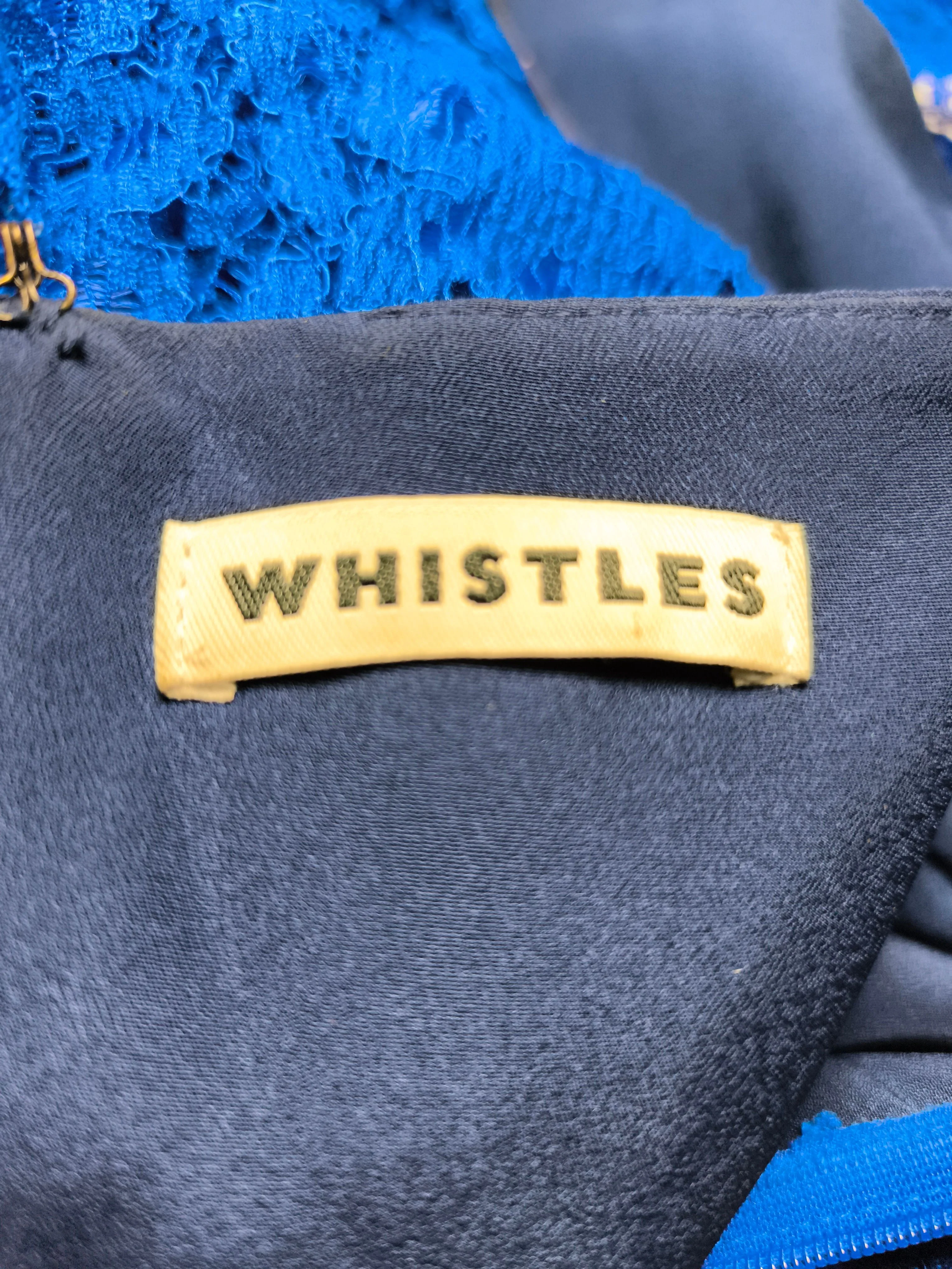 Whistles Mini Dress UK14 in Blue - Image 5