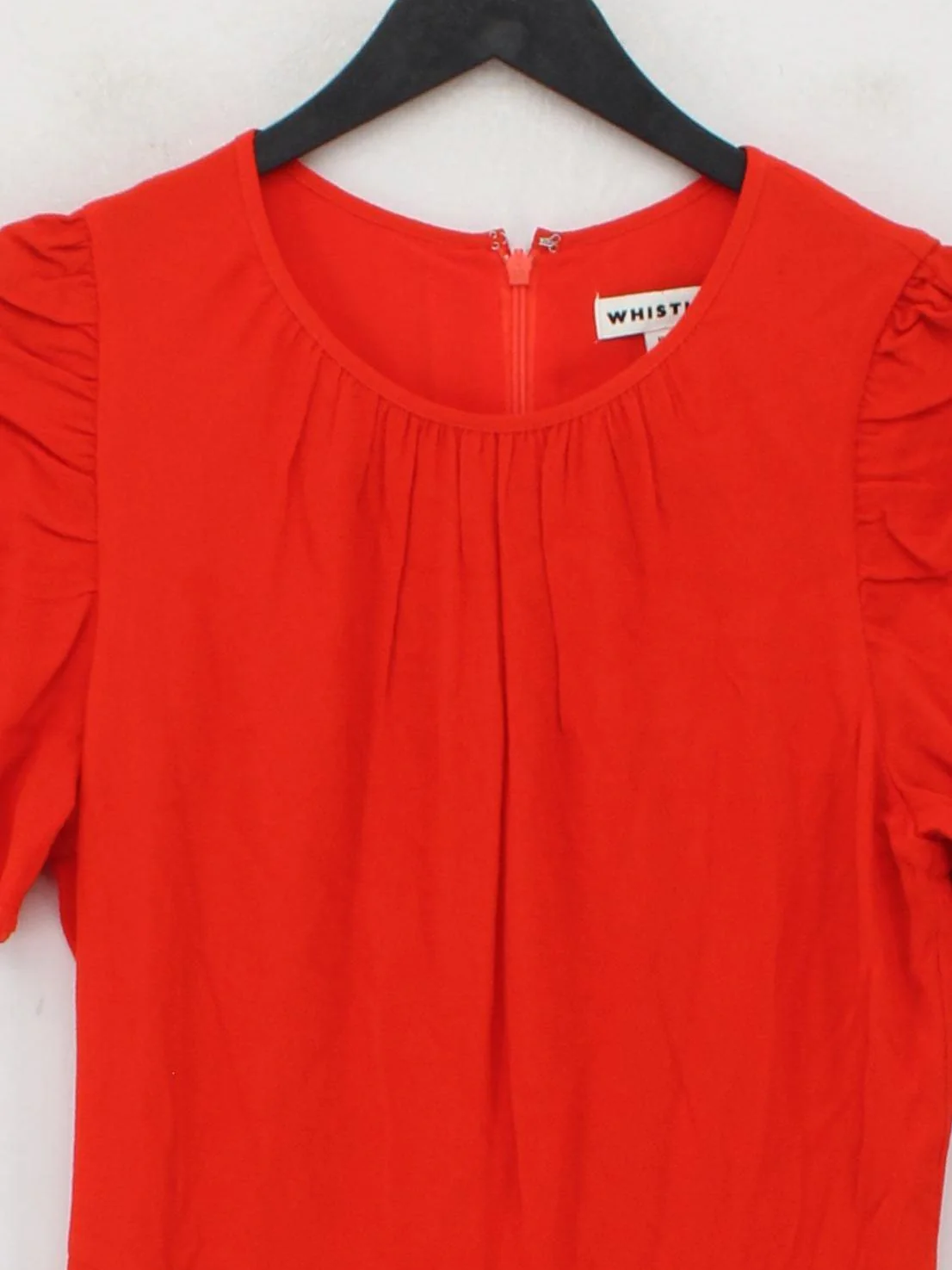 Whistles Mini Dress UK6 in Red - Image 3