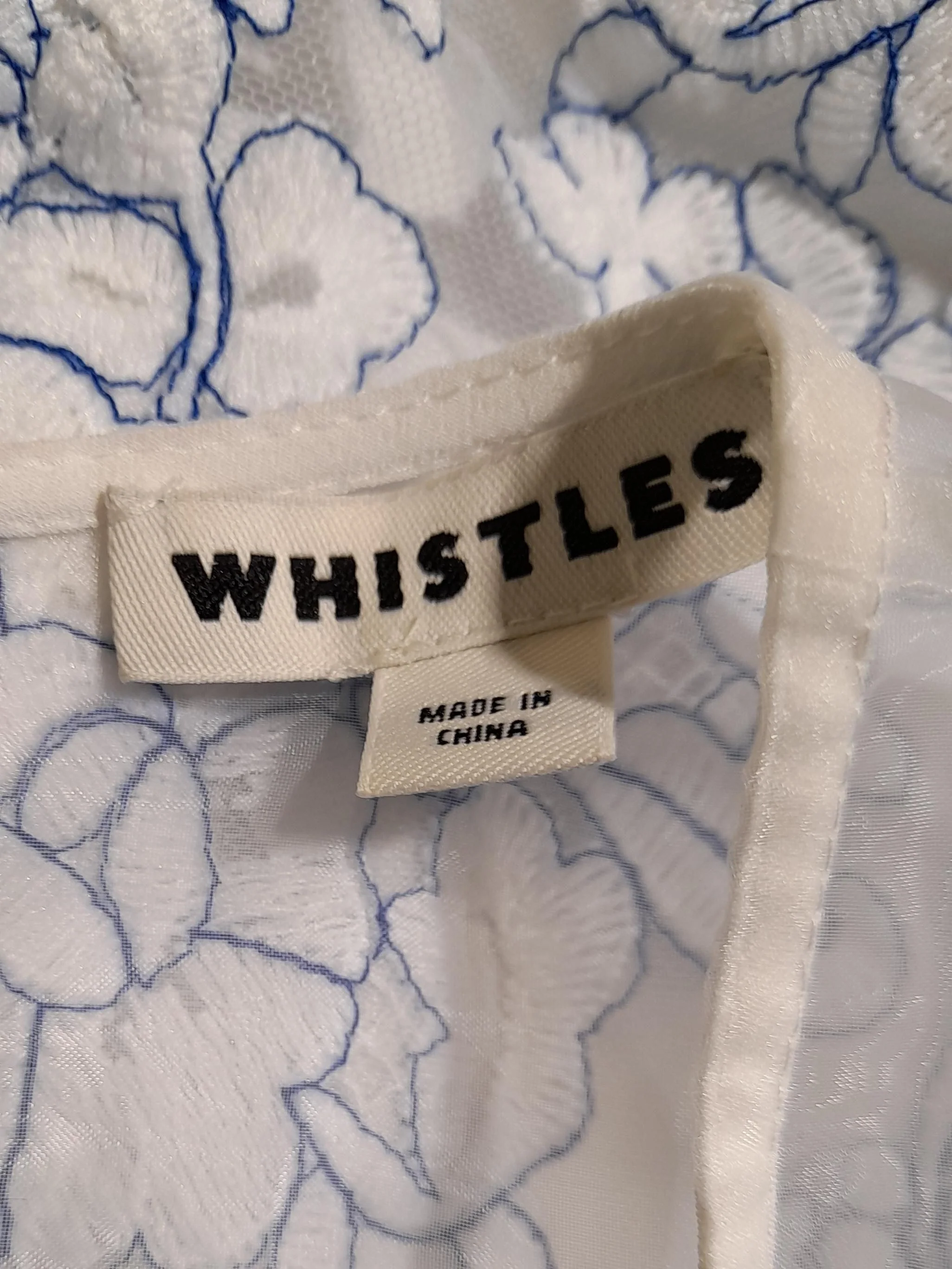 Whistles Mini Dress UK8 in White - Image 6
