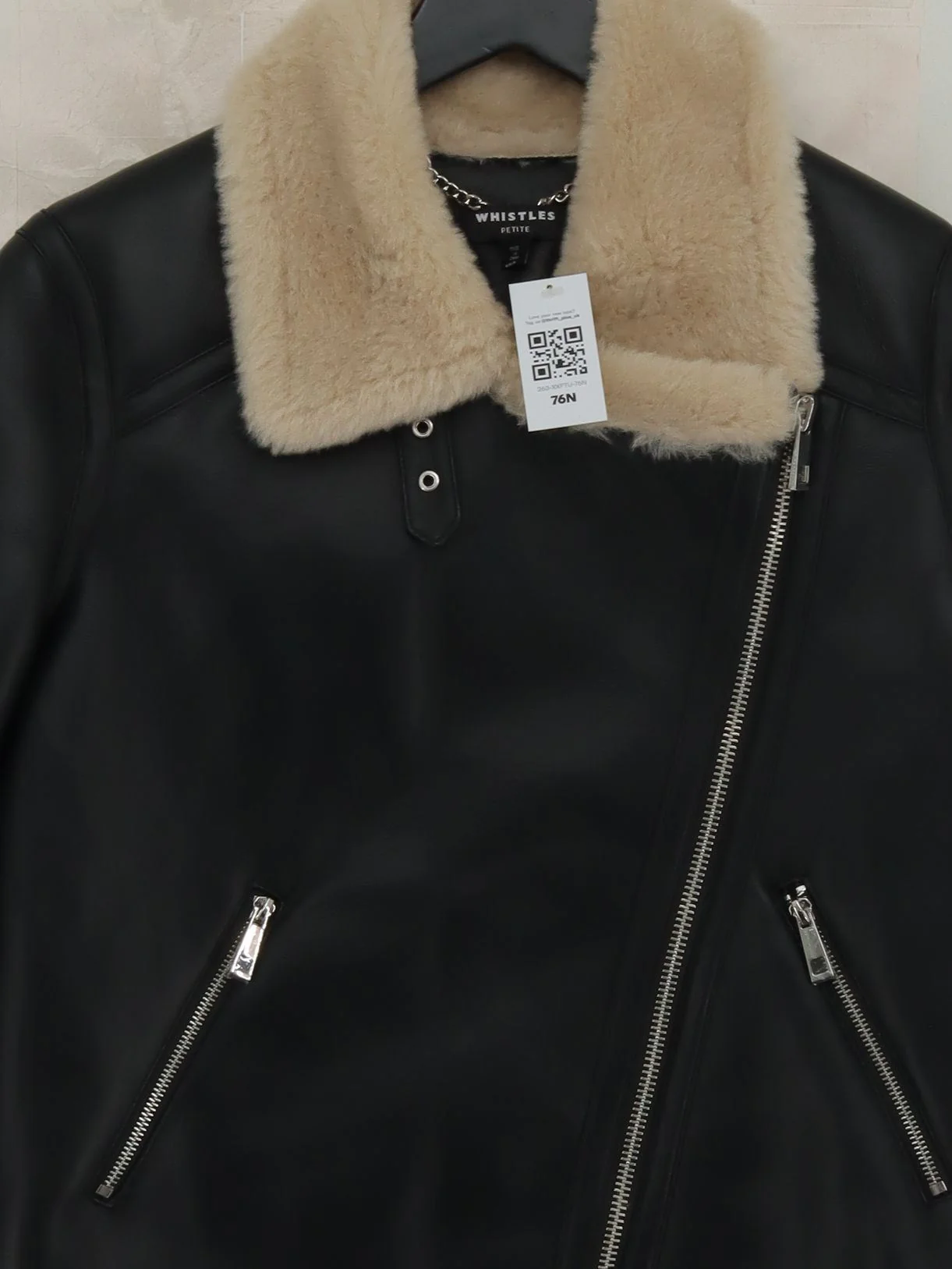 Whistles Motorcycle Jacket jacket black - Image 3