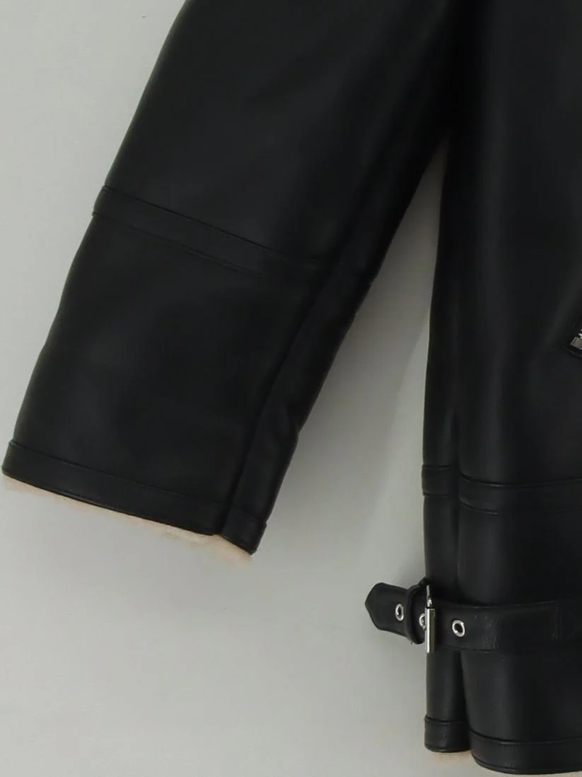 Whistles Motorcycle Jacket jacket black - Image 4