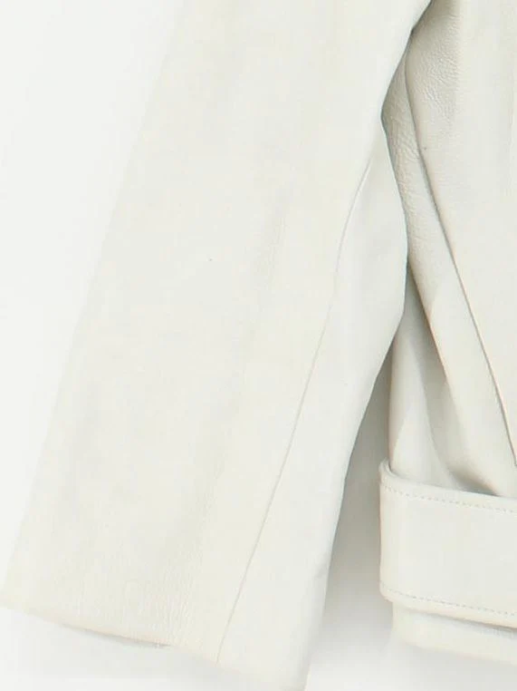 Whistles Motorcycle Jacket jacket cream - Image 4