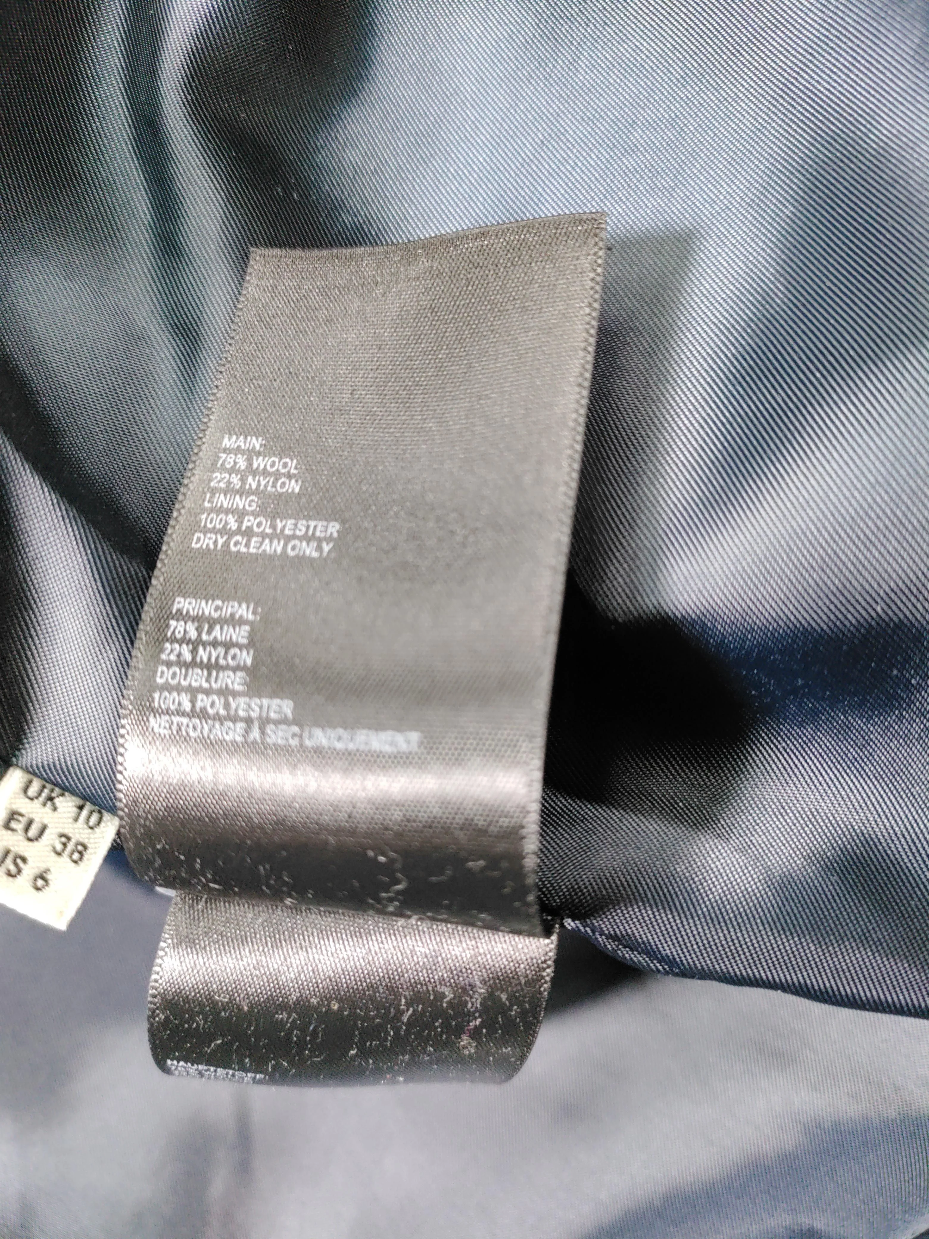 Whistles Overcoat jacket blue - Image 7