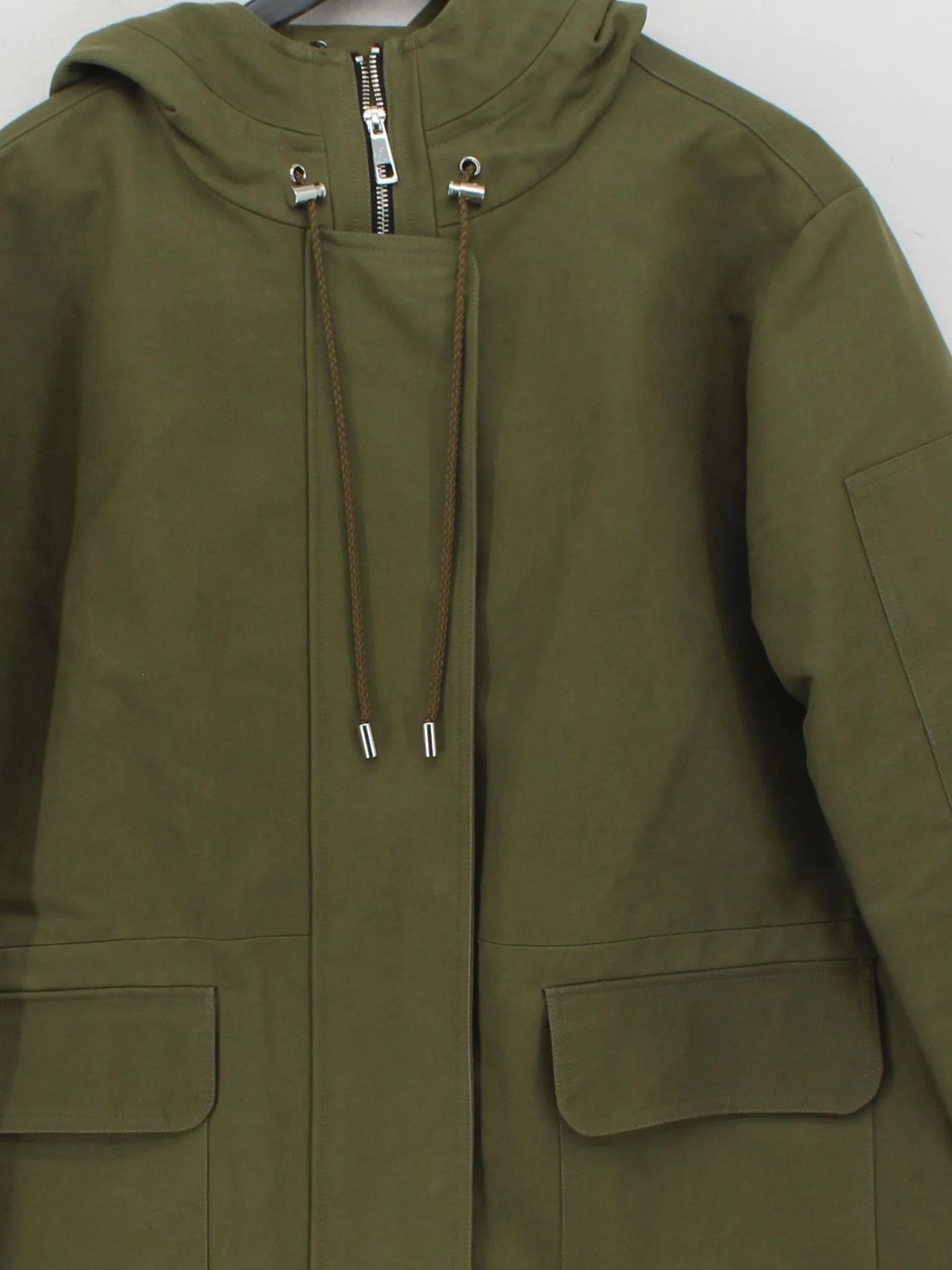 Whistles Parka jacket green - Image 3