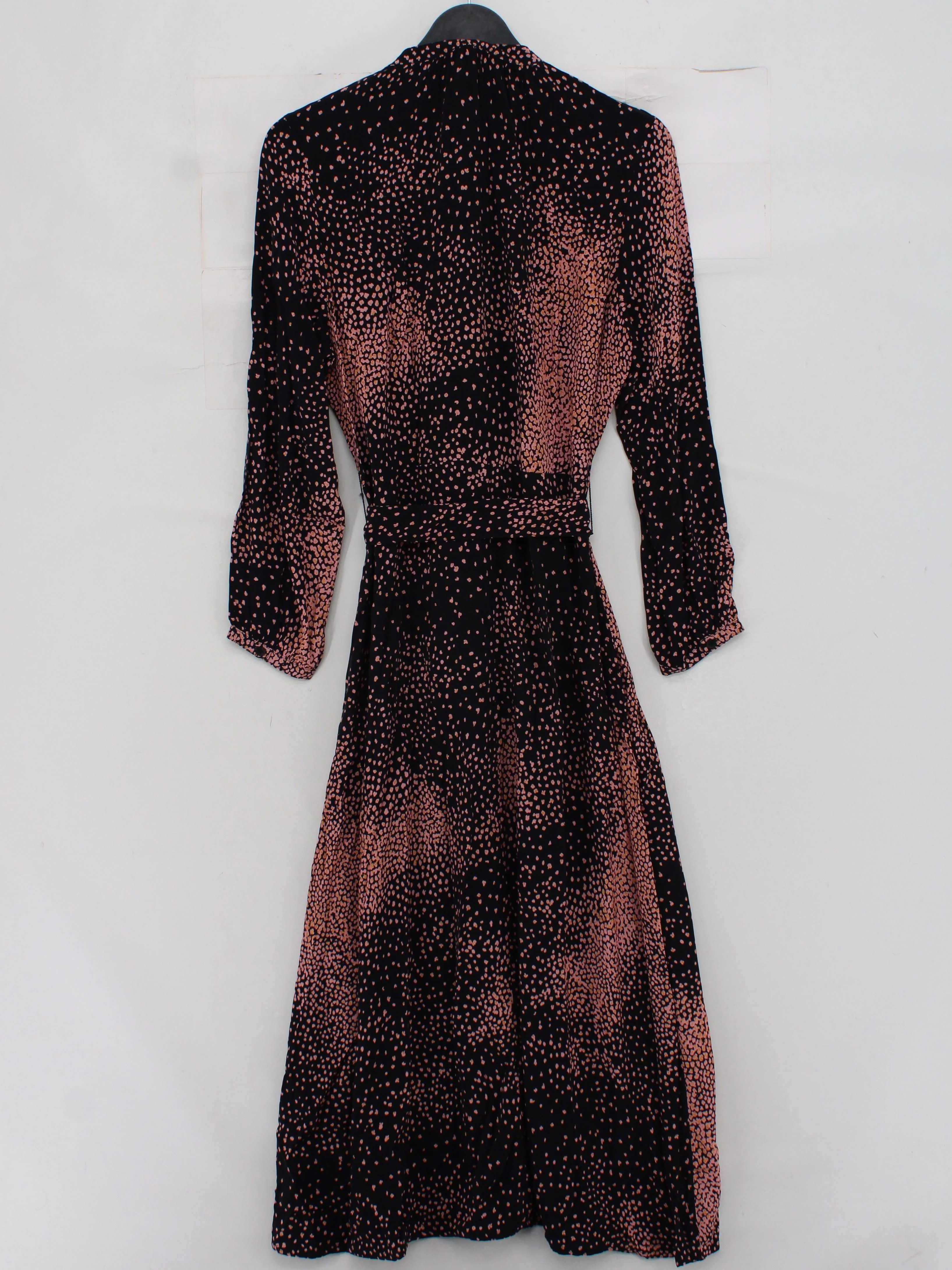 Whistles Shirt Midi Dress M in Black - Image 2
