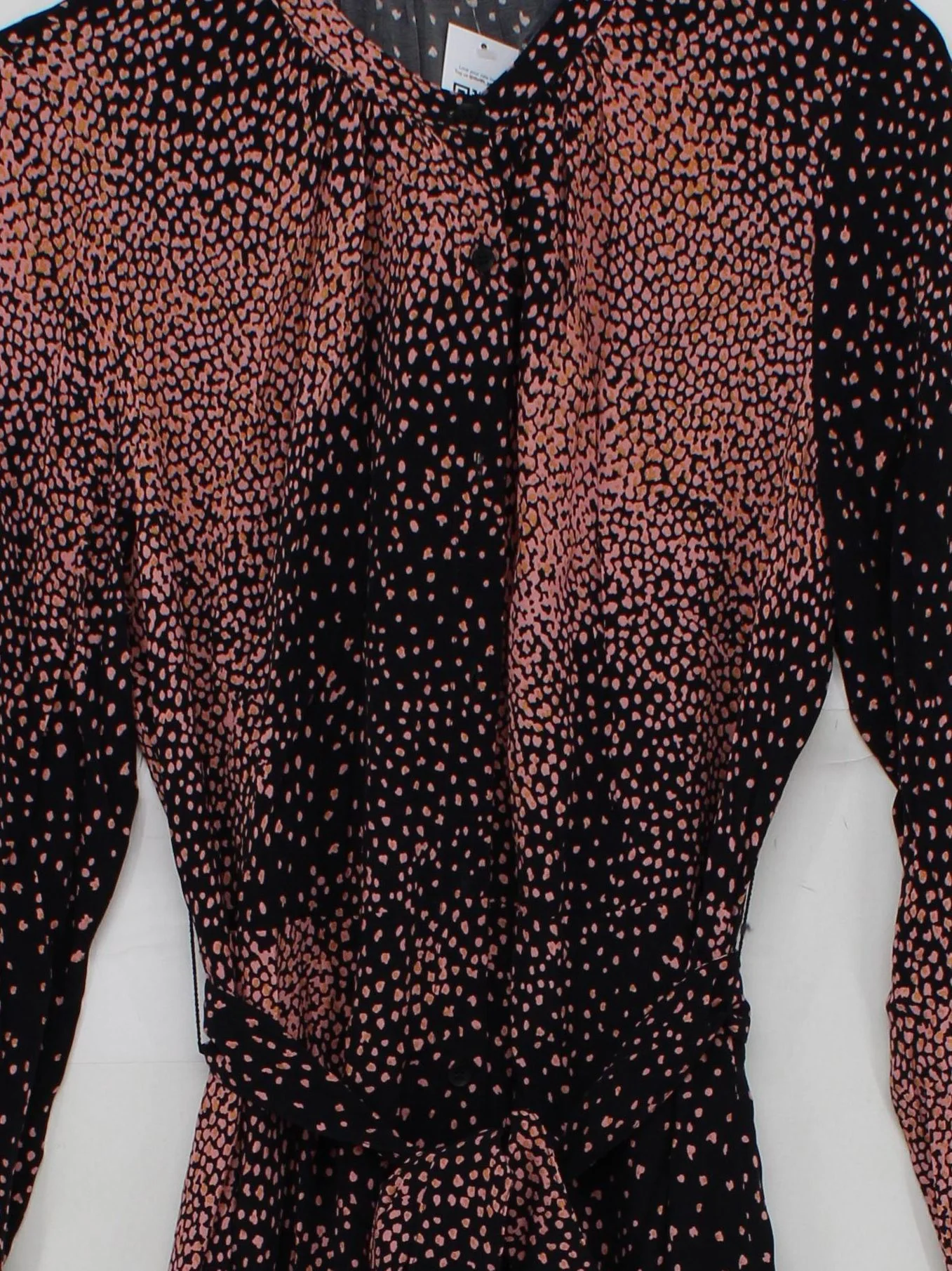 Whistles Shirt Midi Dress M in Black - Image 3