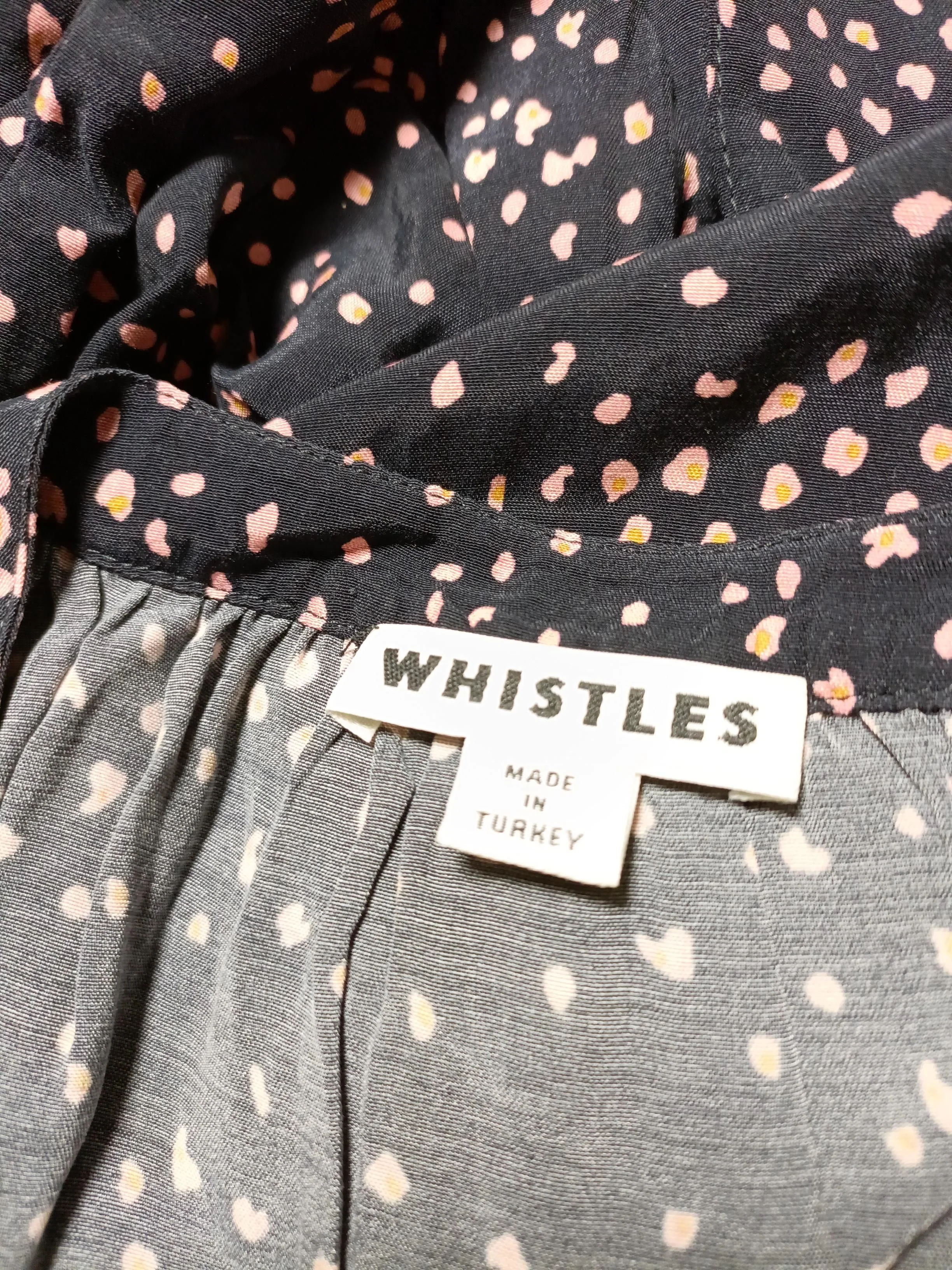 Whistles Shirt Midi Dress M in Black - Image 5