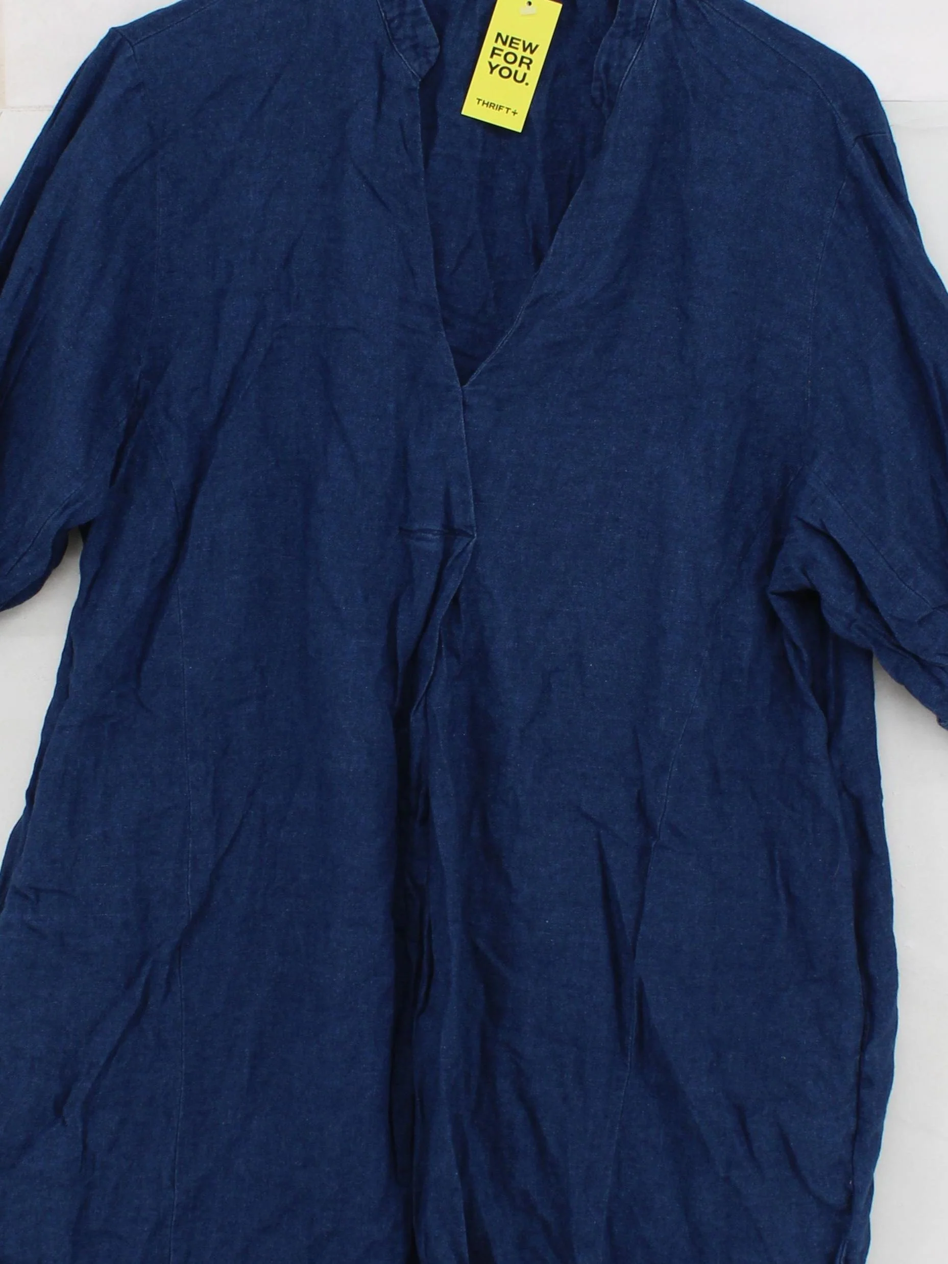 Whistles Shirt Midi Dress M in Blue - Image 3