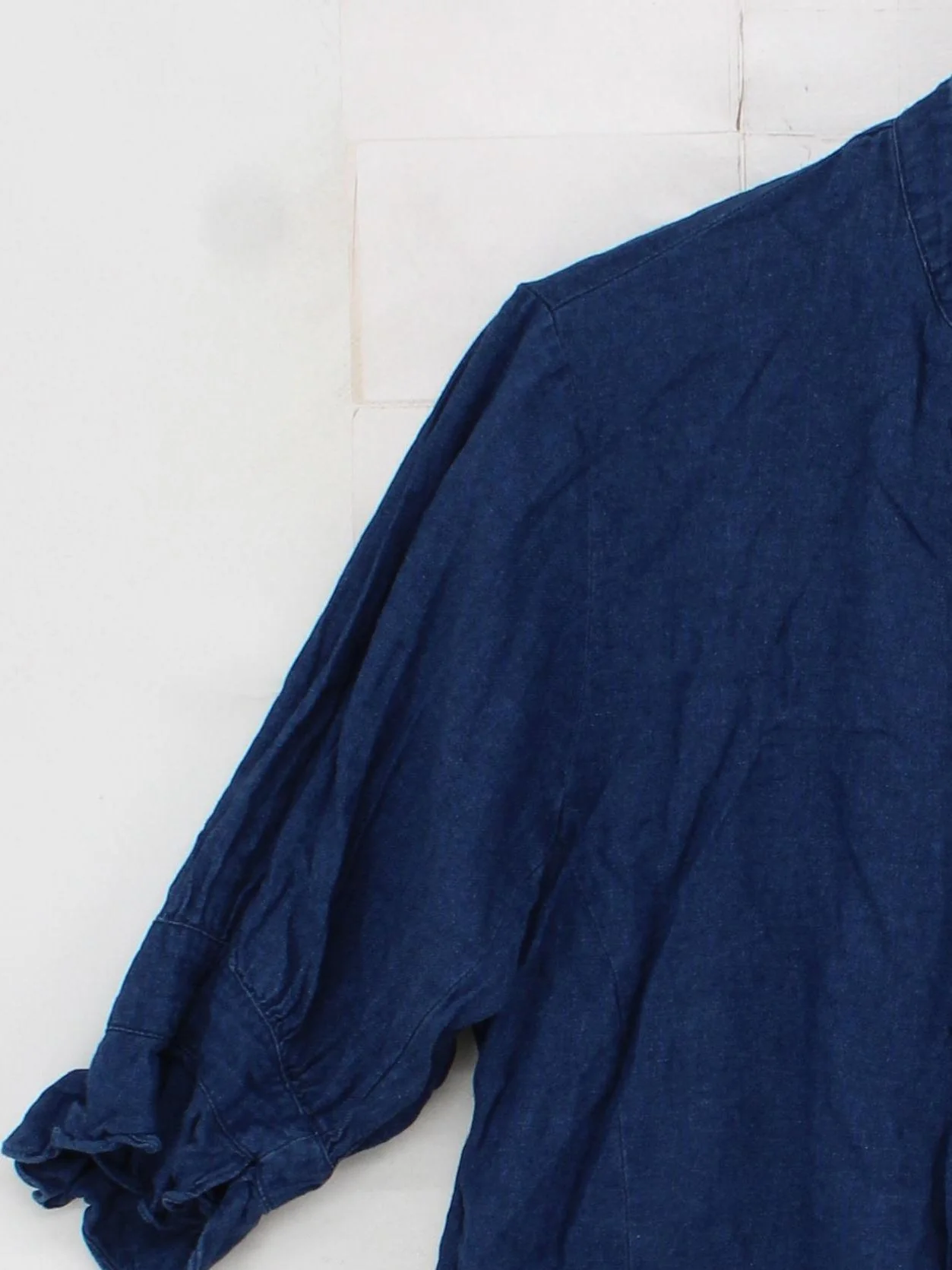 Whistles Shirt Midi Dress M in Blue - Image 4