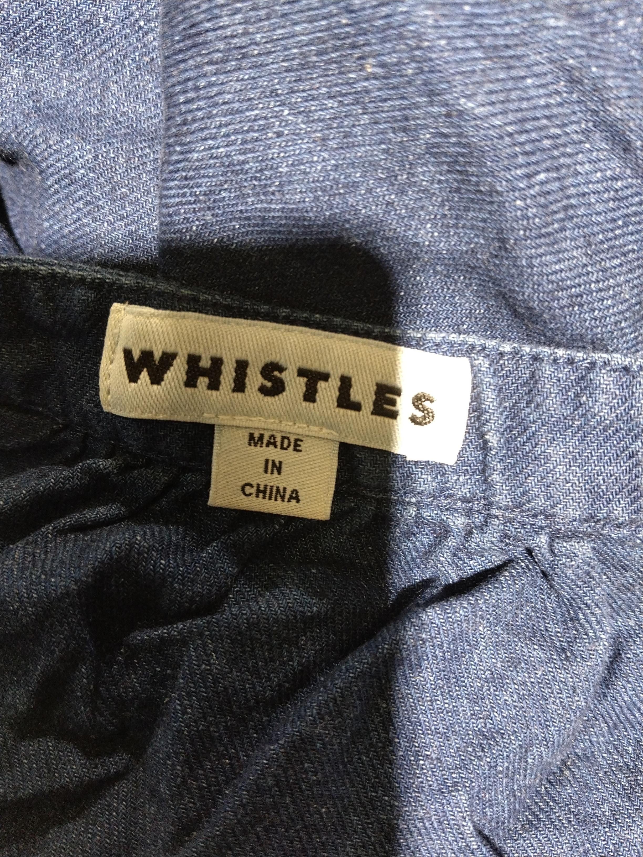 Whistles Shirt Midi Dress M in Blue - Image 5