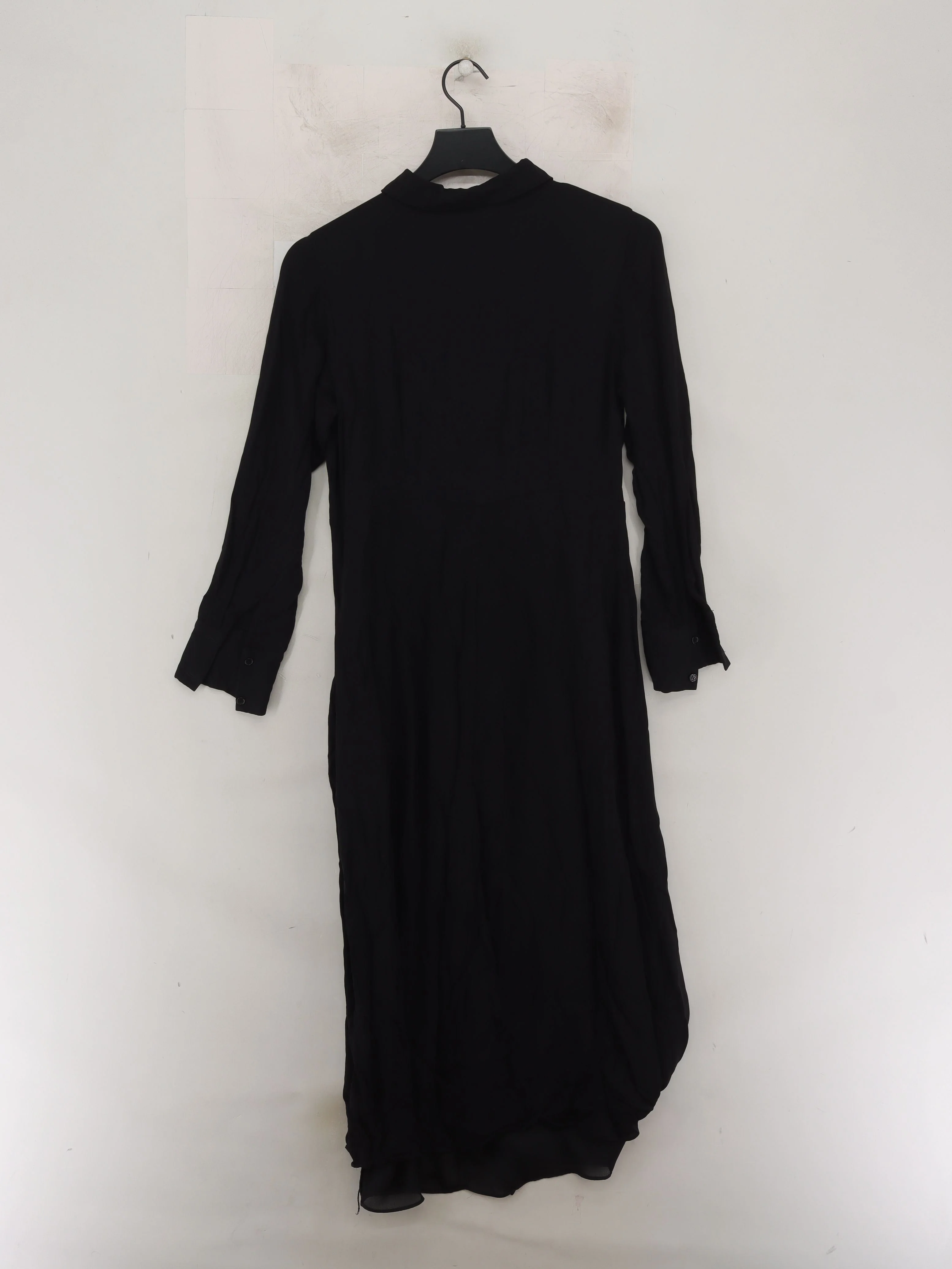 Whistles Shirt Midi Dress UK10 in Black - Image 2