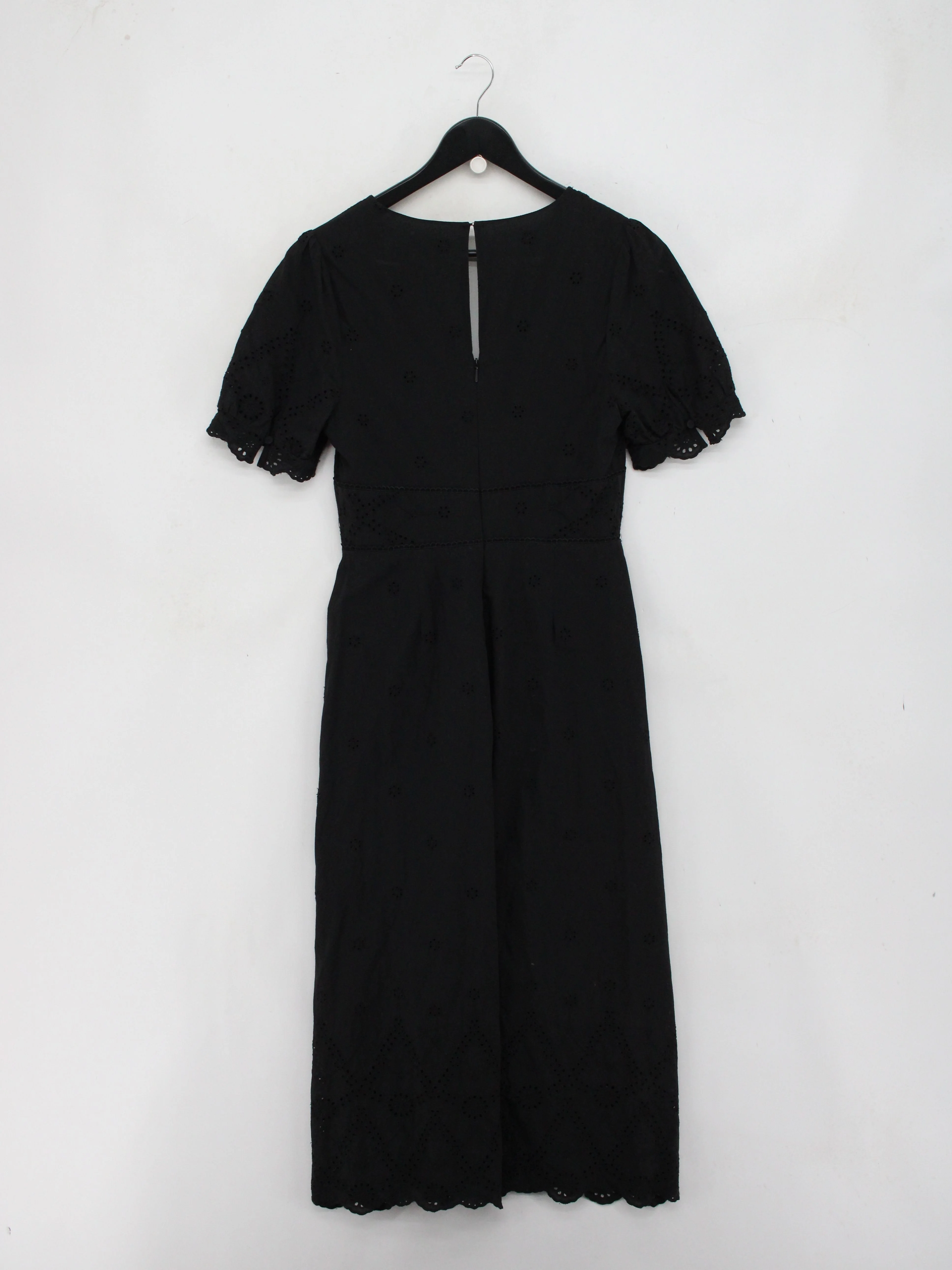 Whistles Shirt Midi Dress UK10 in Black - Image 2