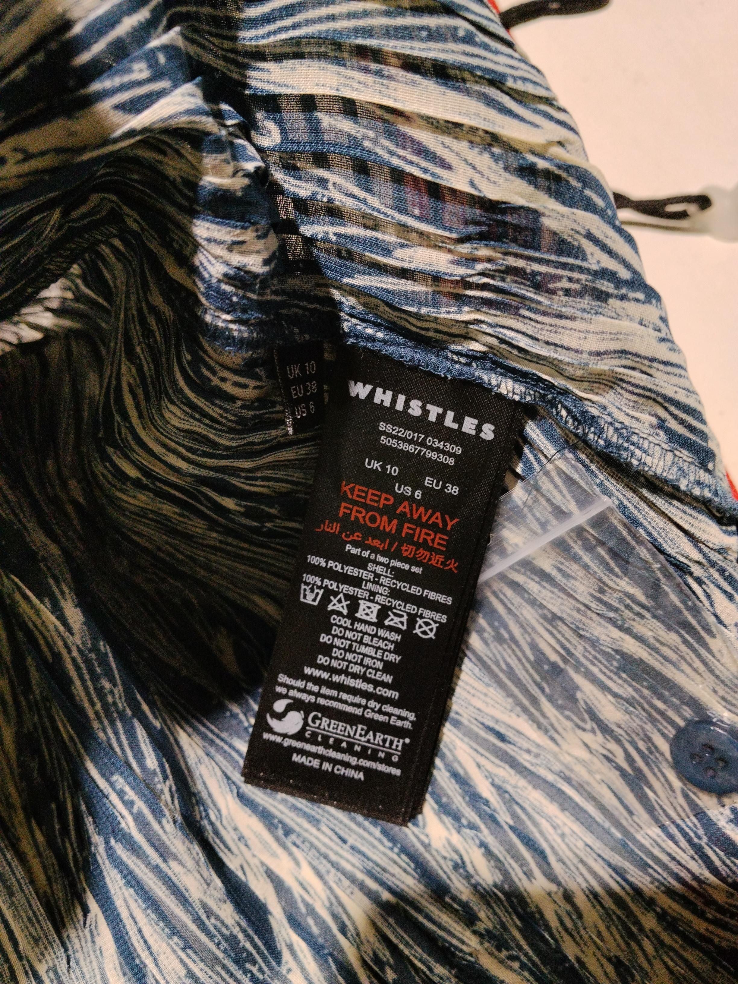 Whistles Shirt Midi Dress UK10 in Multi - Image 6