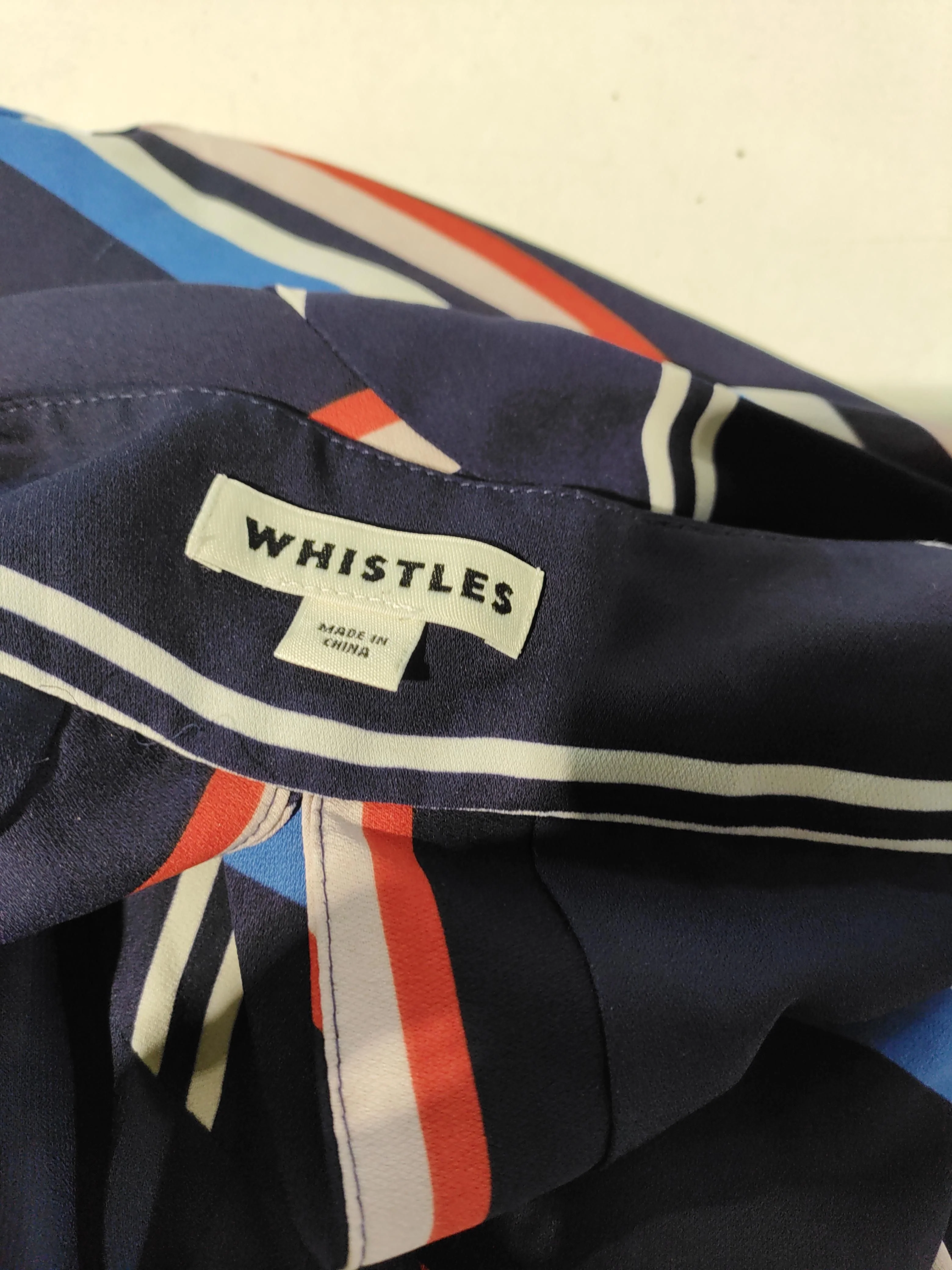 Whistles Shirt Midi Dress UK10 in Multi - Image 5