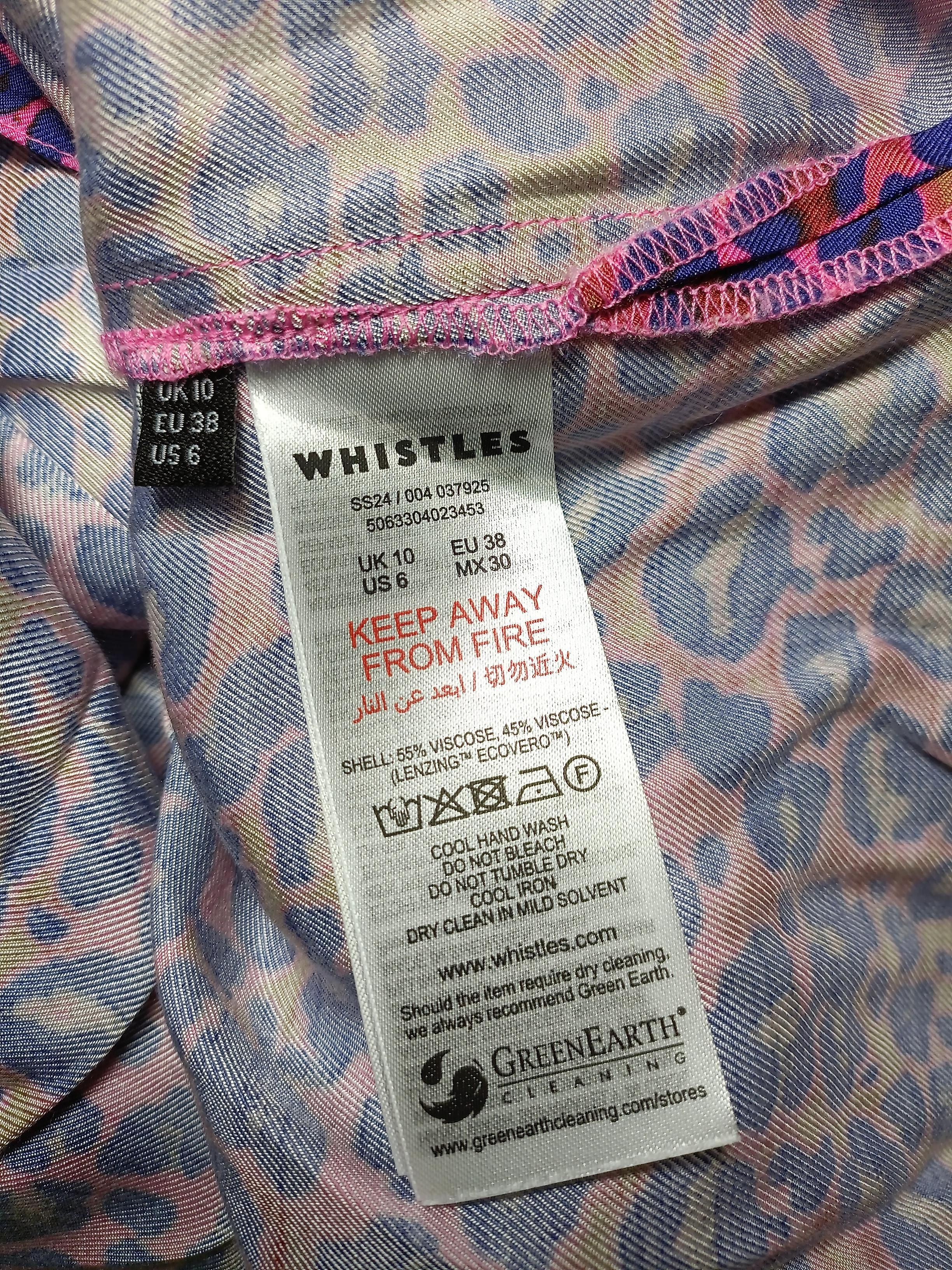 Whistles Shirt Midi Dress UK10 in Multi - Image 6