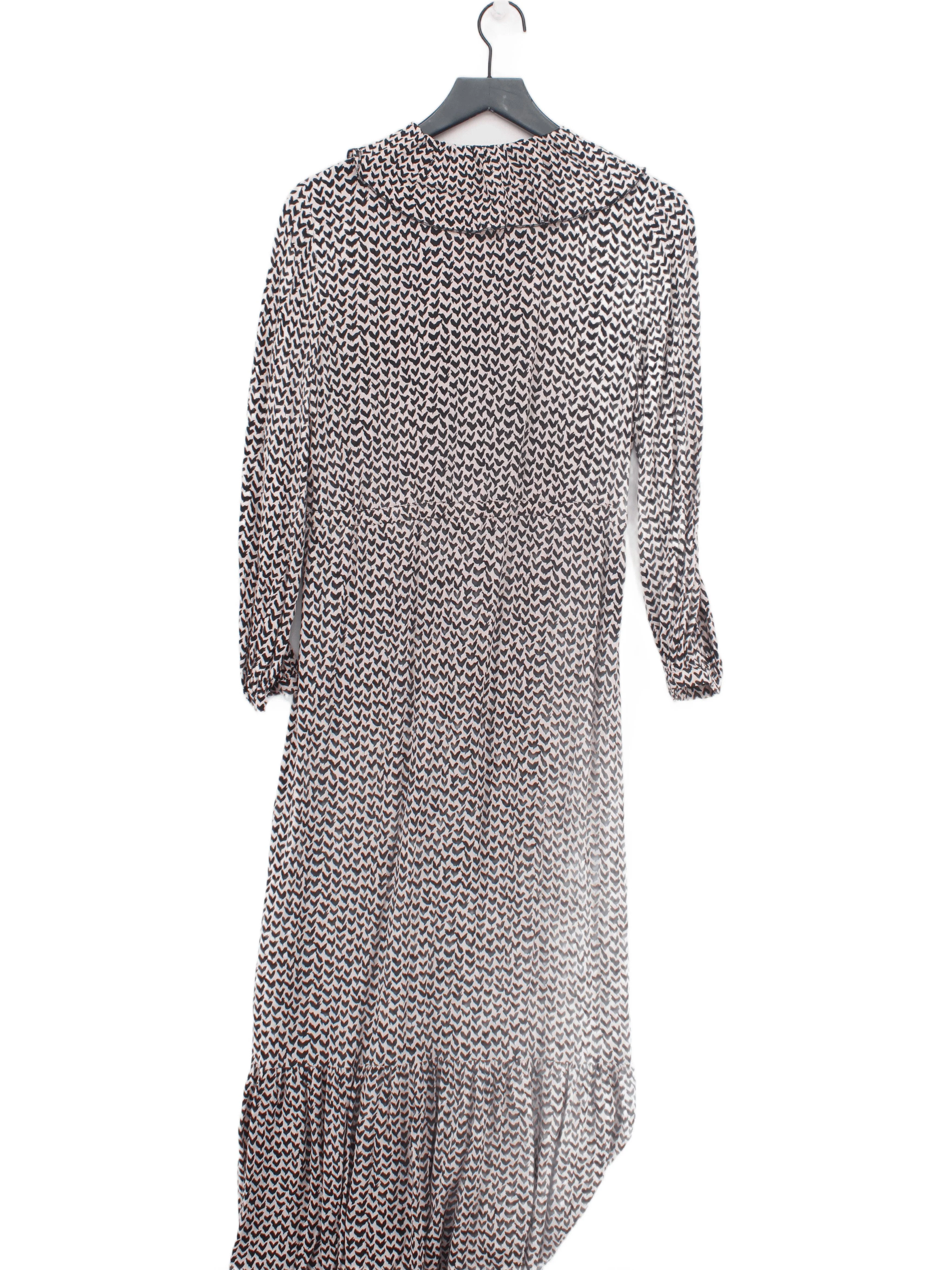 Whistles Shirt Midi Dress UK10 in Pink