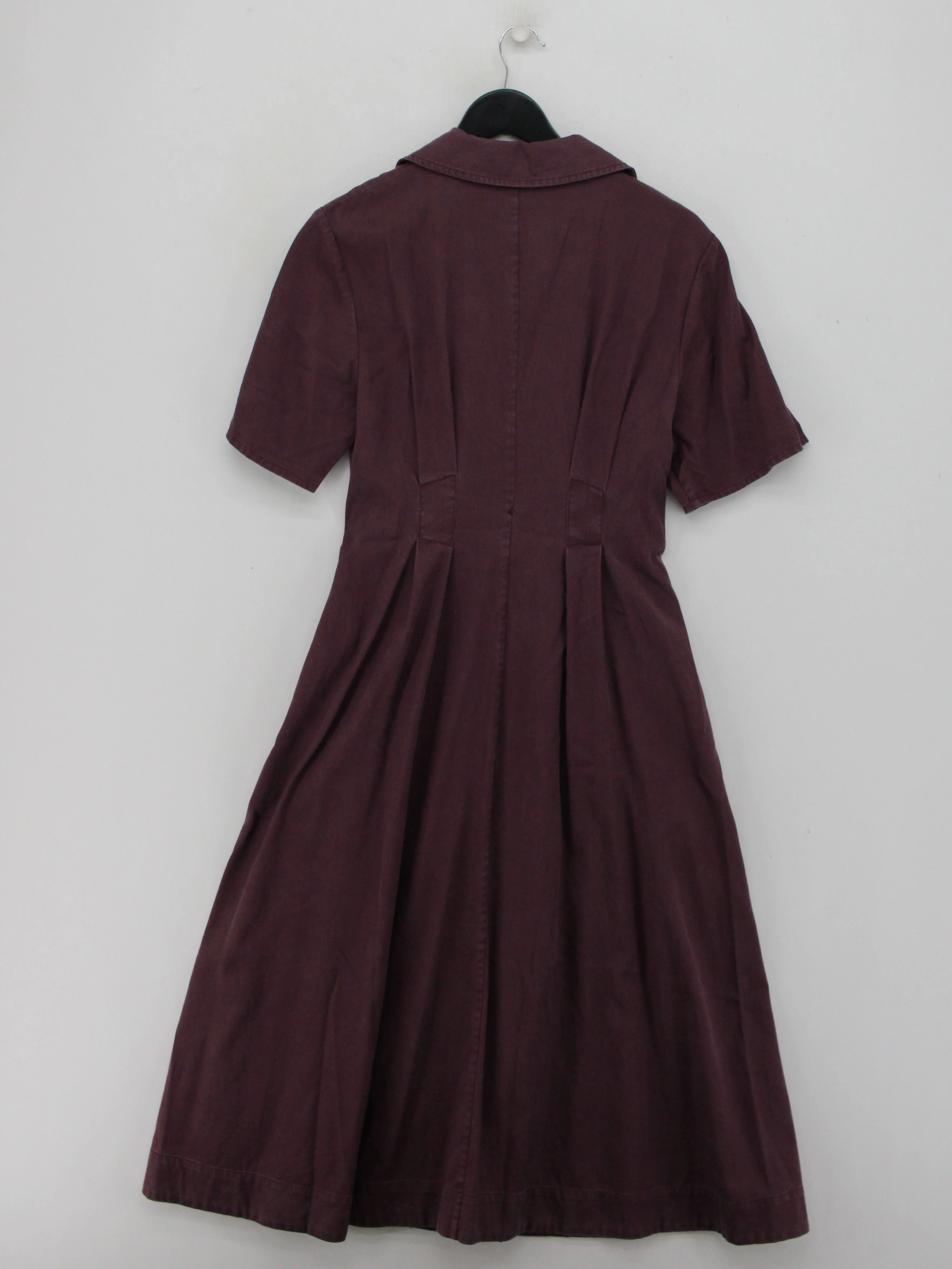 Whistles Shirt Midi Dress UK10 in Red - Image 2