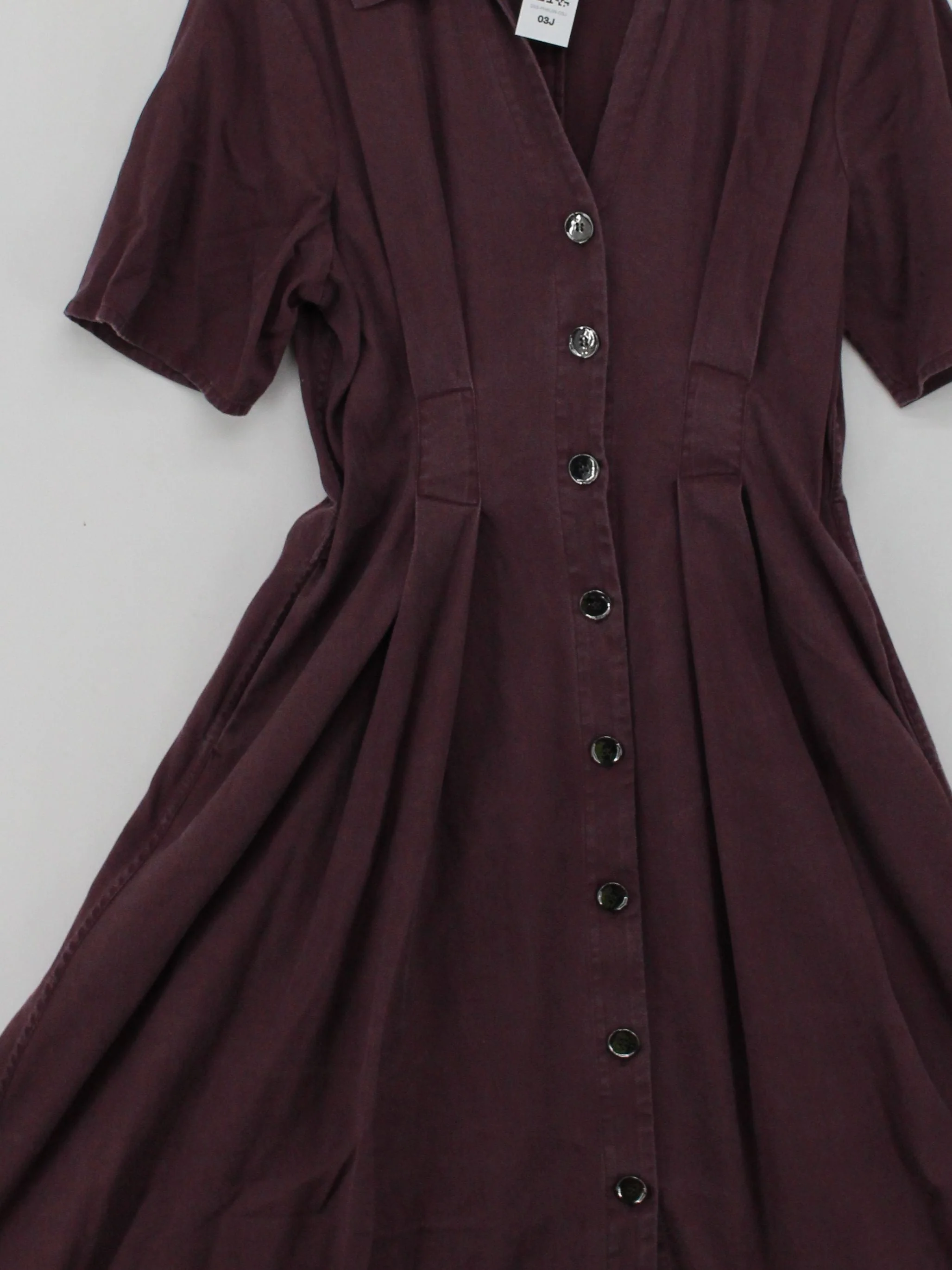 Whistles Shirt Midi Dress UK10 in Red - Image 3