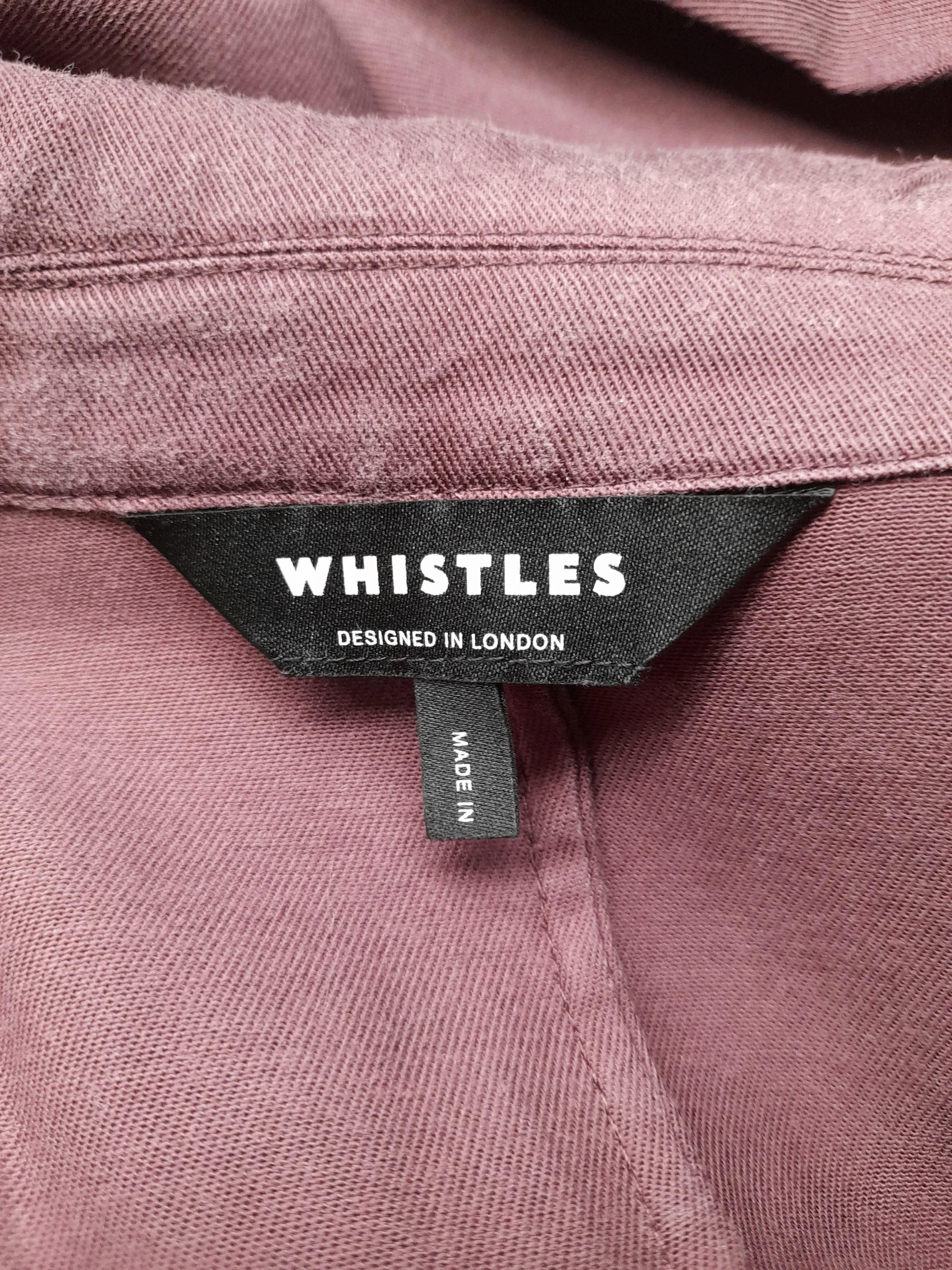 Whistles Shirt Midi Dress UK10 in Red - Image 5