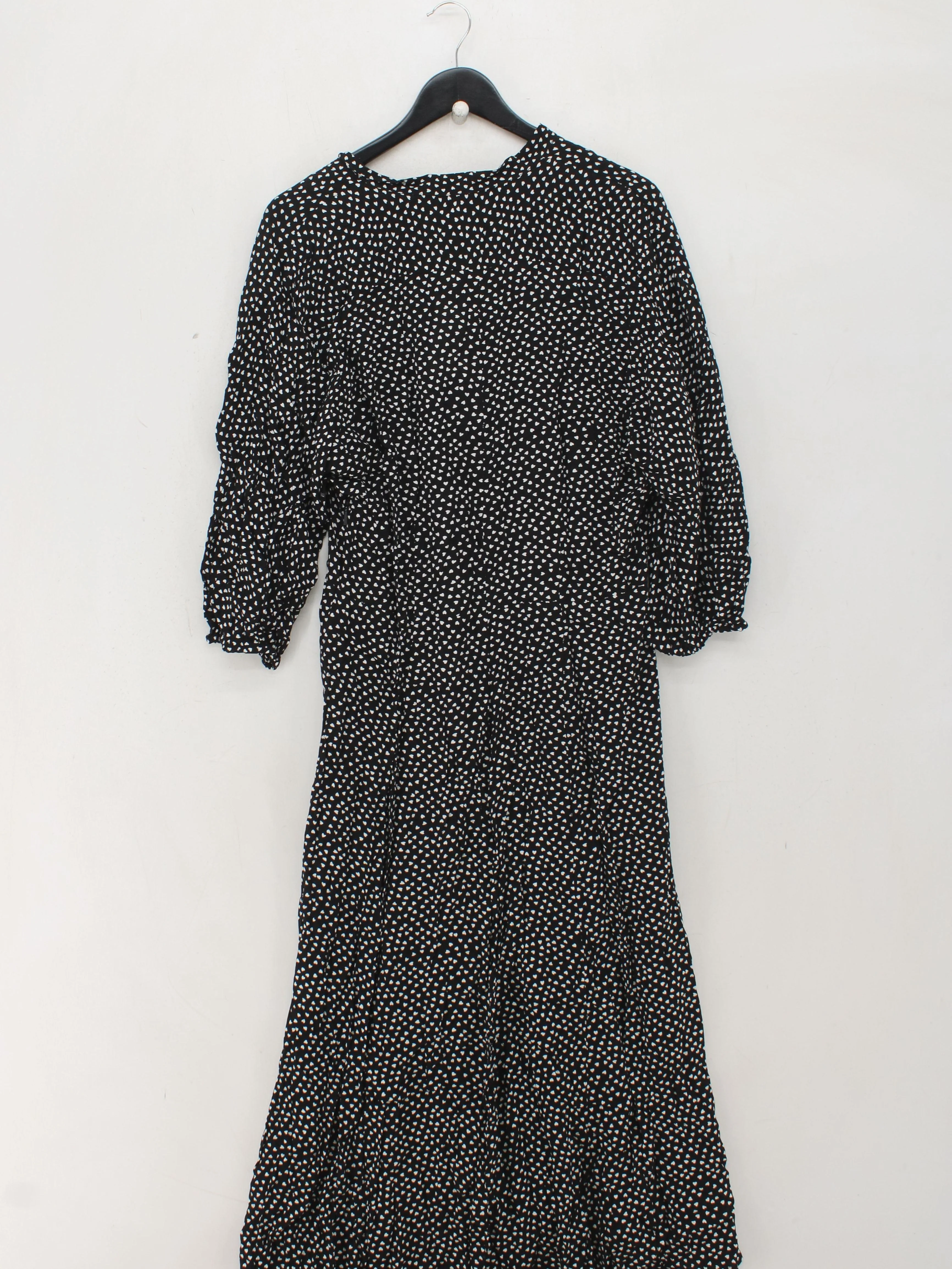 Whistles Shirt Midi Dress UK16 in Black - Image 2