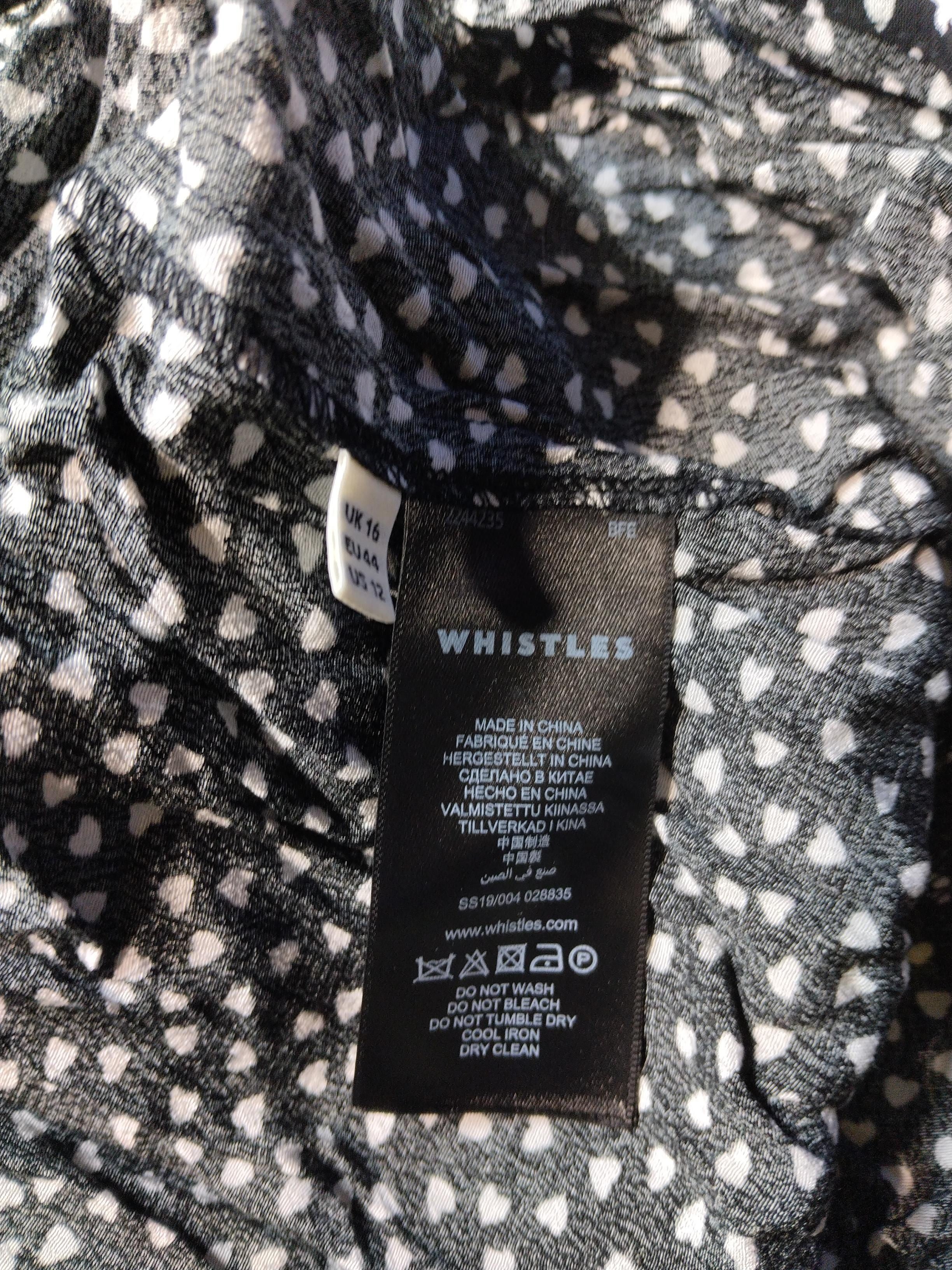 Whistles Shirt Midi Dress UK16 in Black - Image 6