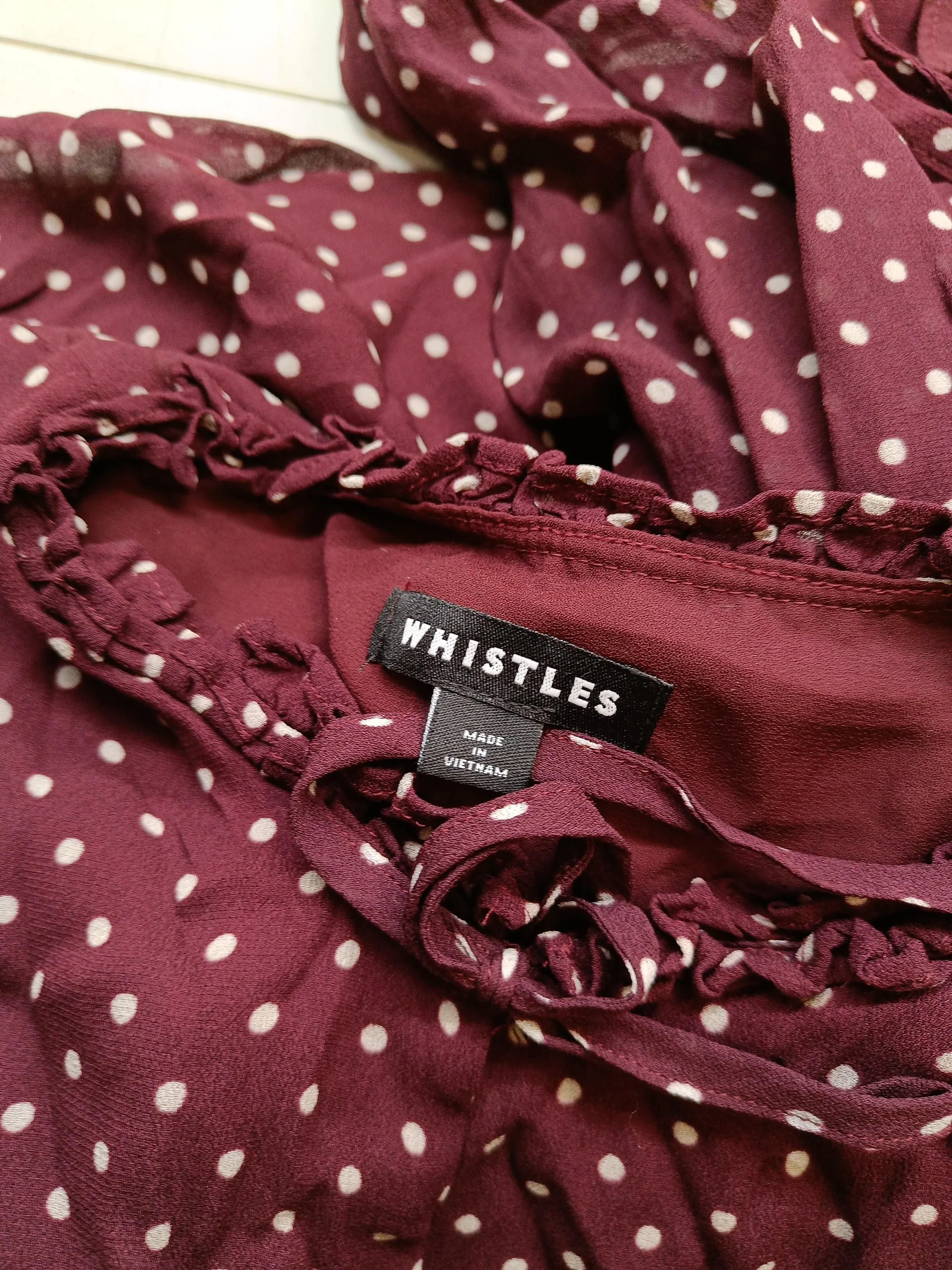Whistles Shirt Midi Dress UK16 in Red - Image 5