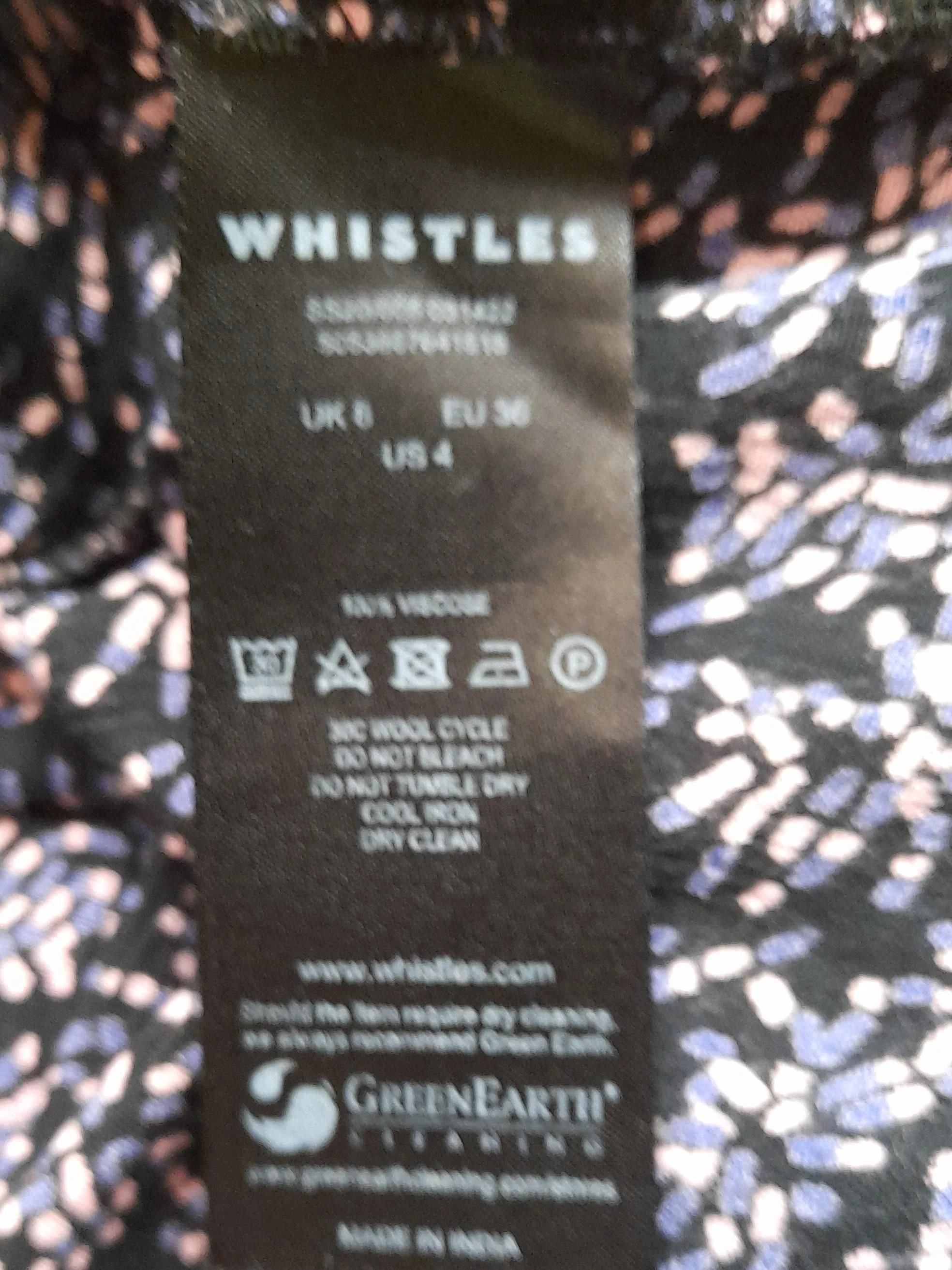 Whistles Shirt Midi Dress UK8 in Black - Image 6