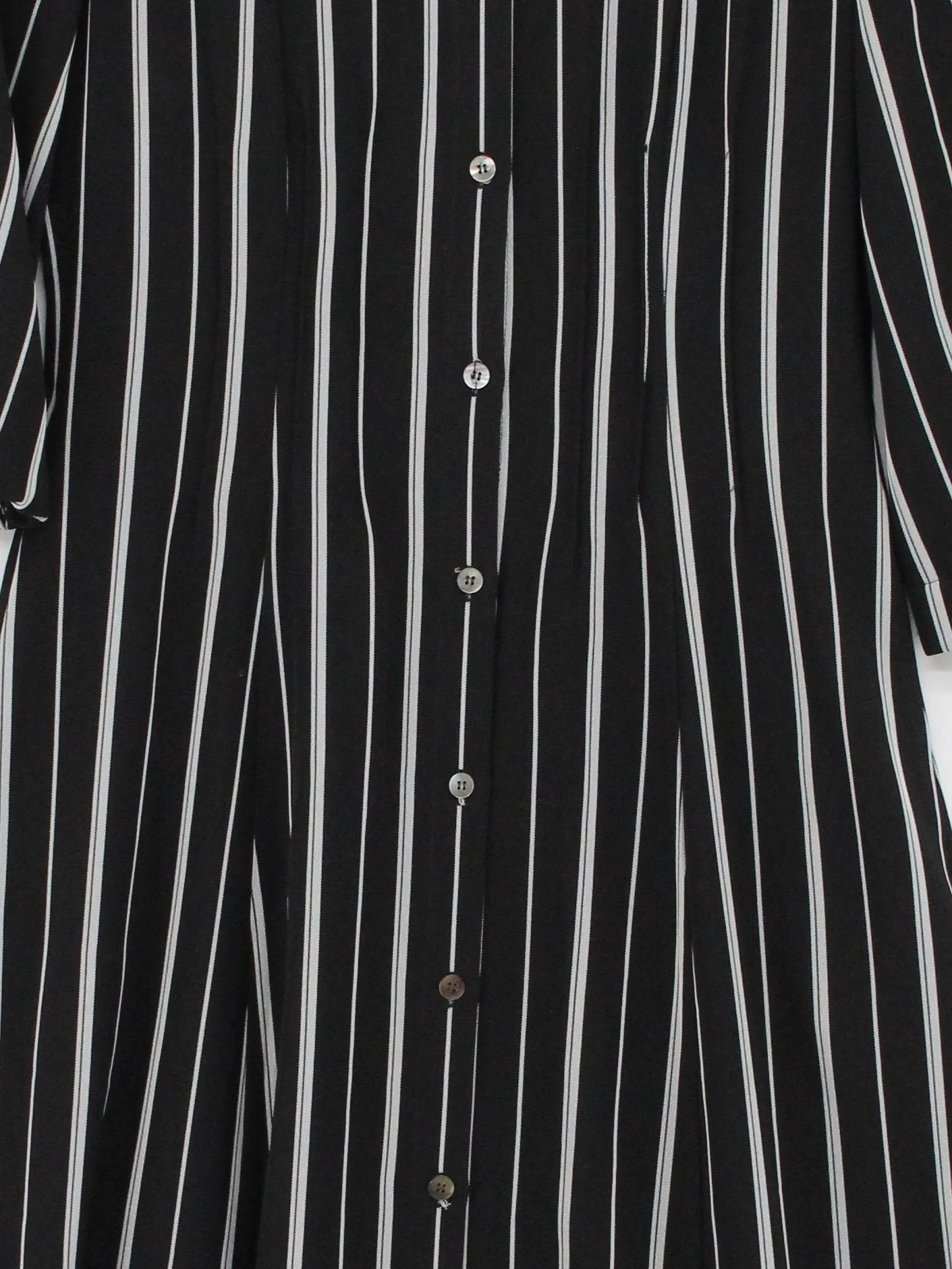 Whistles Shirt Midi Dress UK8 in Black - Image 3