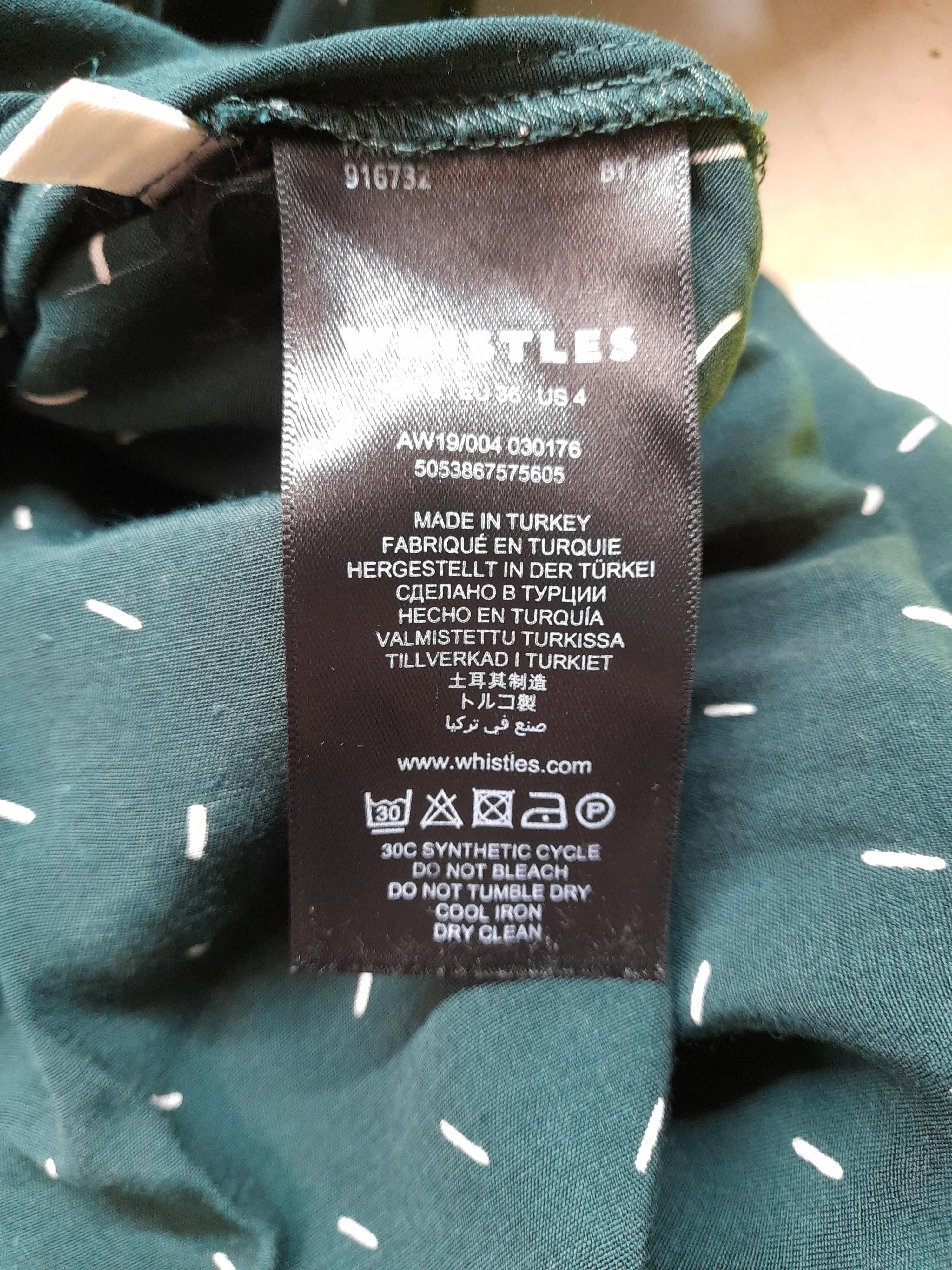 Whistles Shirt Midi Dress UK8 in Green - Image 6