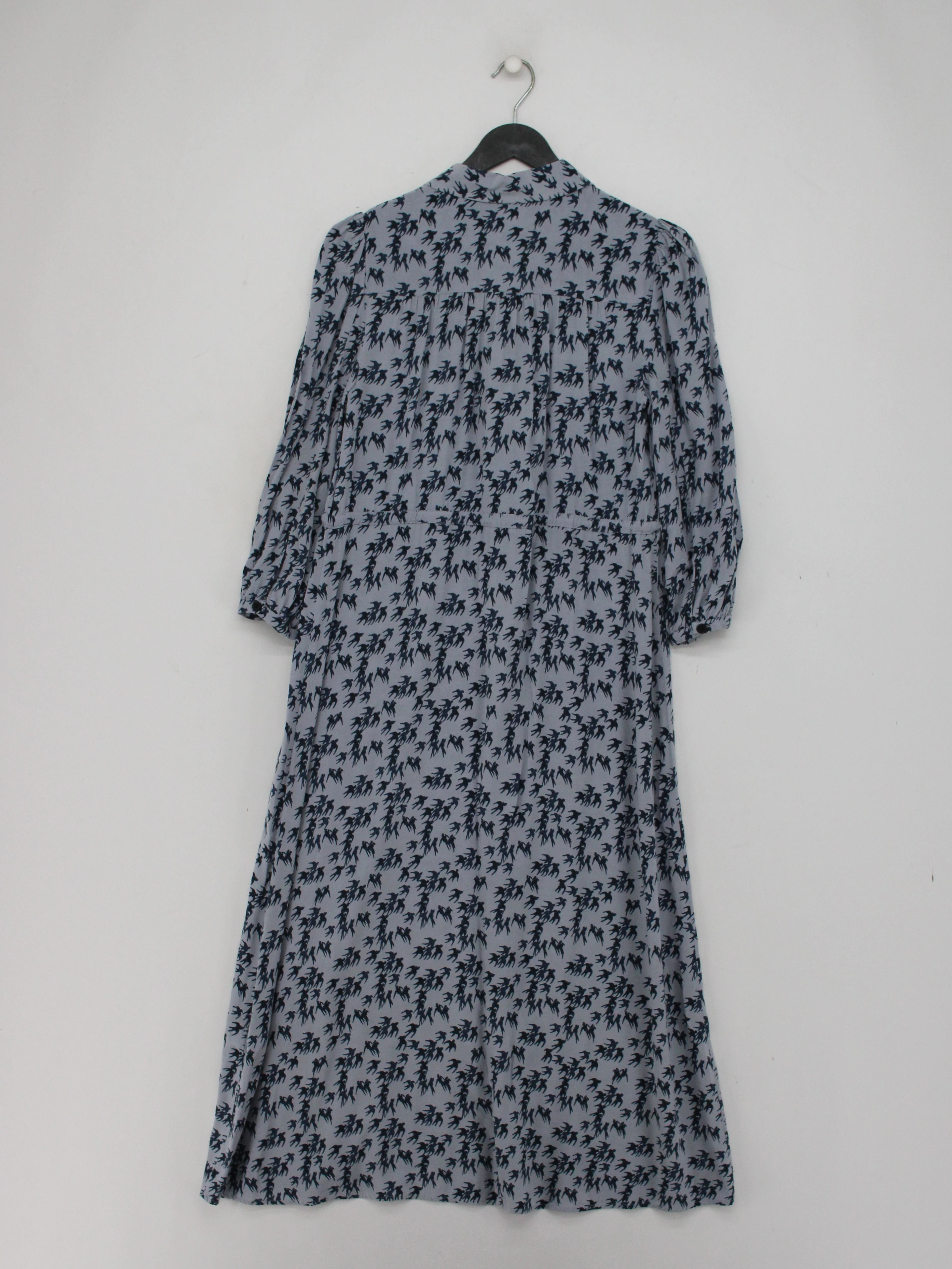 Whistles Shirt Midi Dress UK8 in Grey - Image 2