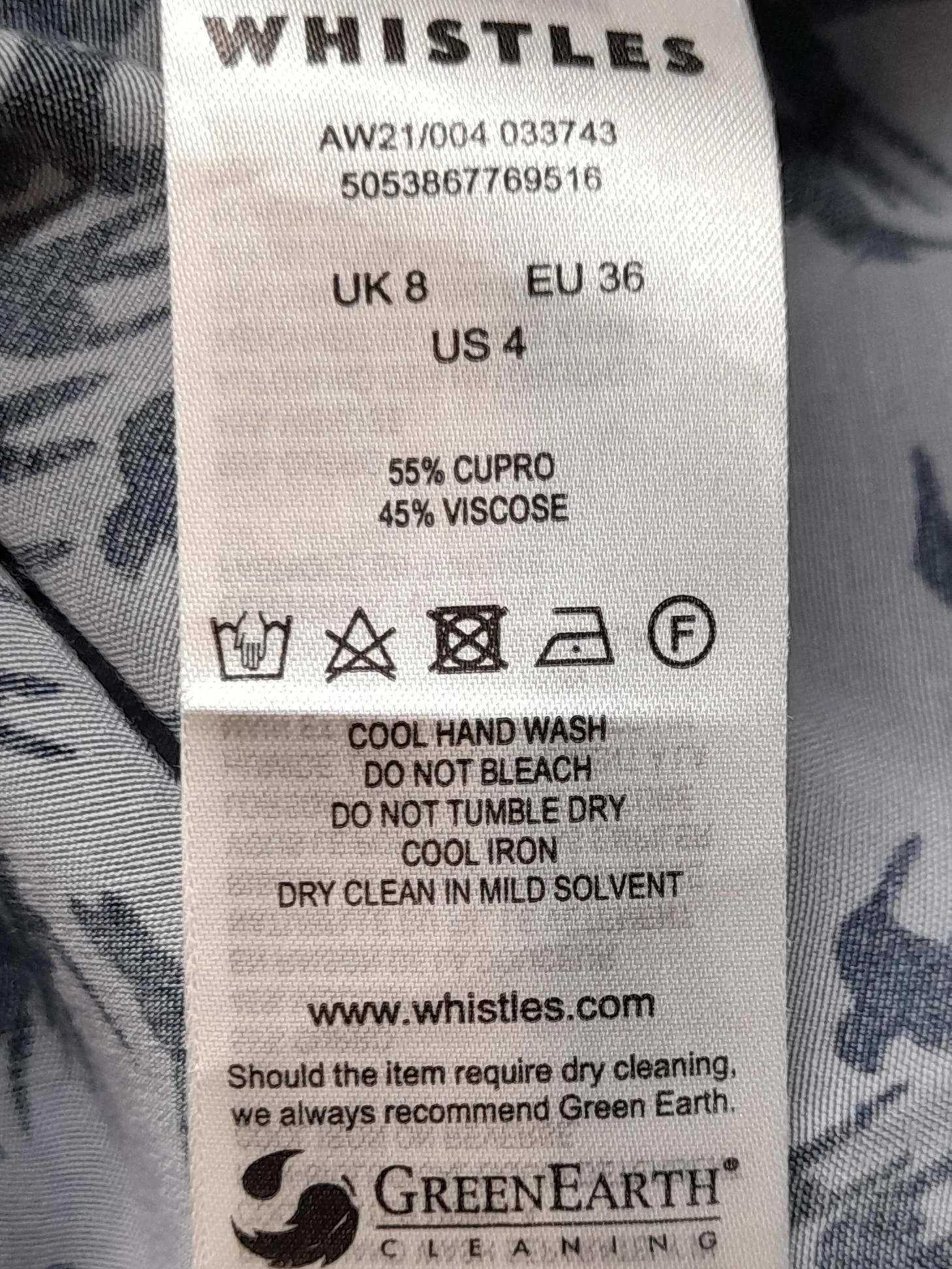 Whistles Shirt Midi Dress UK8 in Grey - Image 6