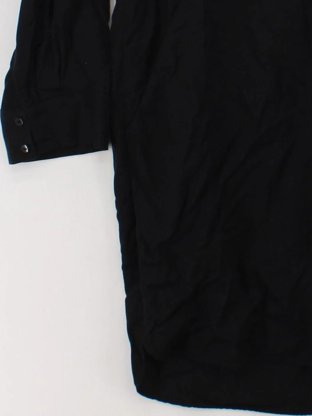 Whistles Shirt Mini Dress M in Black - Image 4