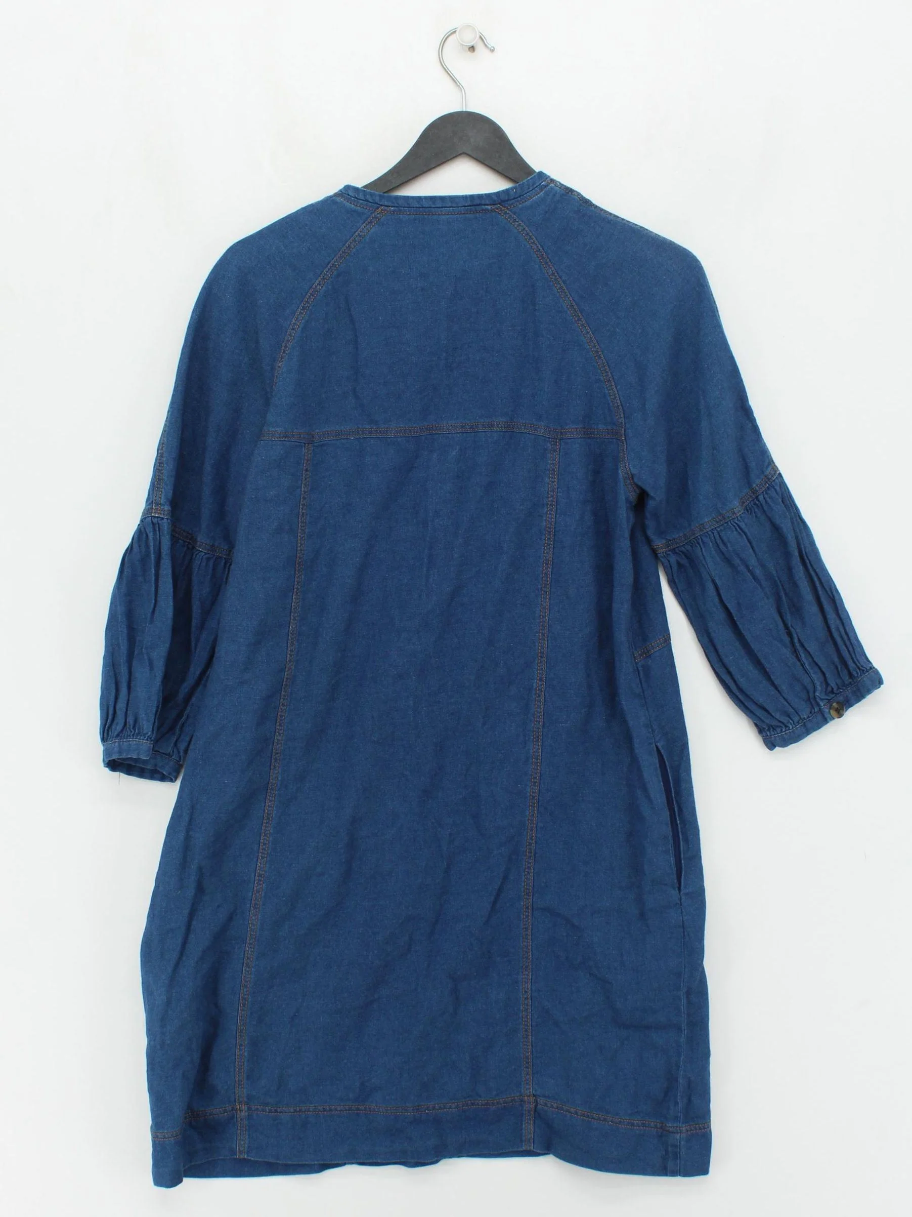 Whistles Shirt Mini Dress UK10 in Blue - Image 2