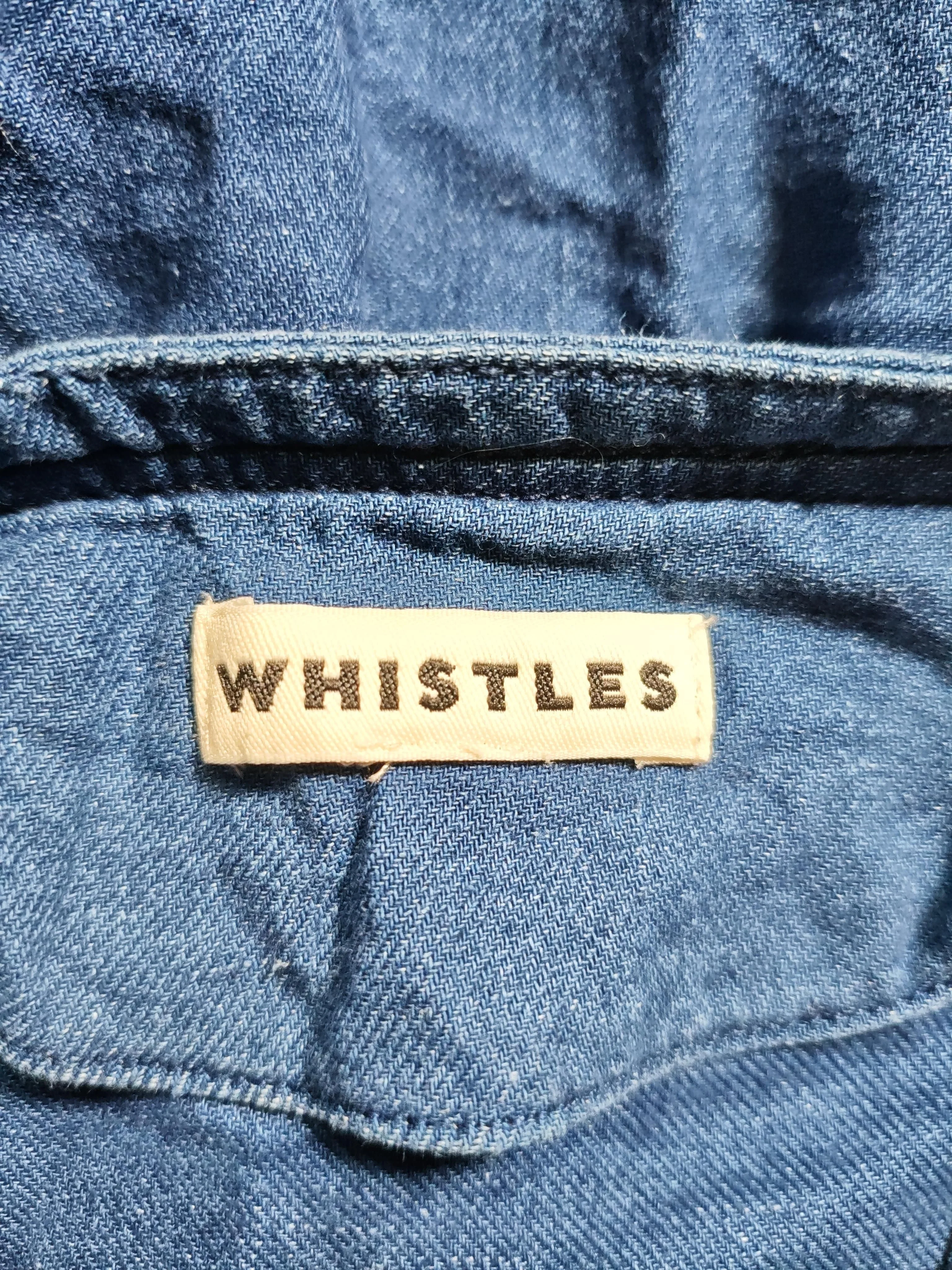 Whistles Shirt Mini Dress UK10 in Blue - Image 5