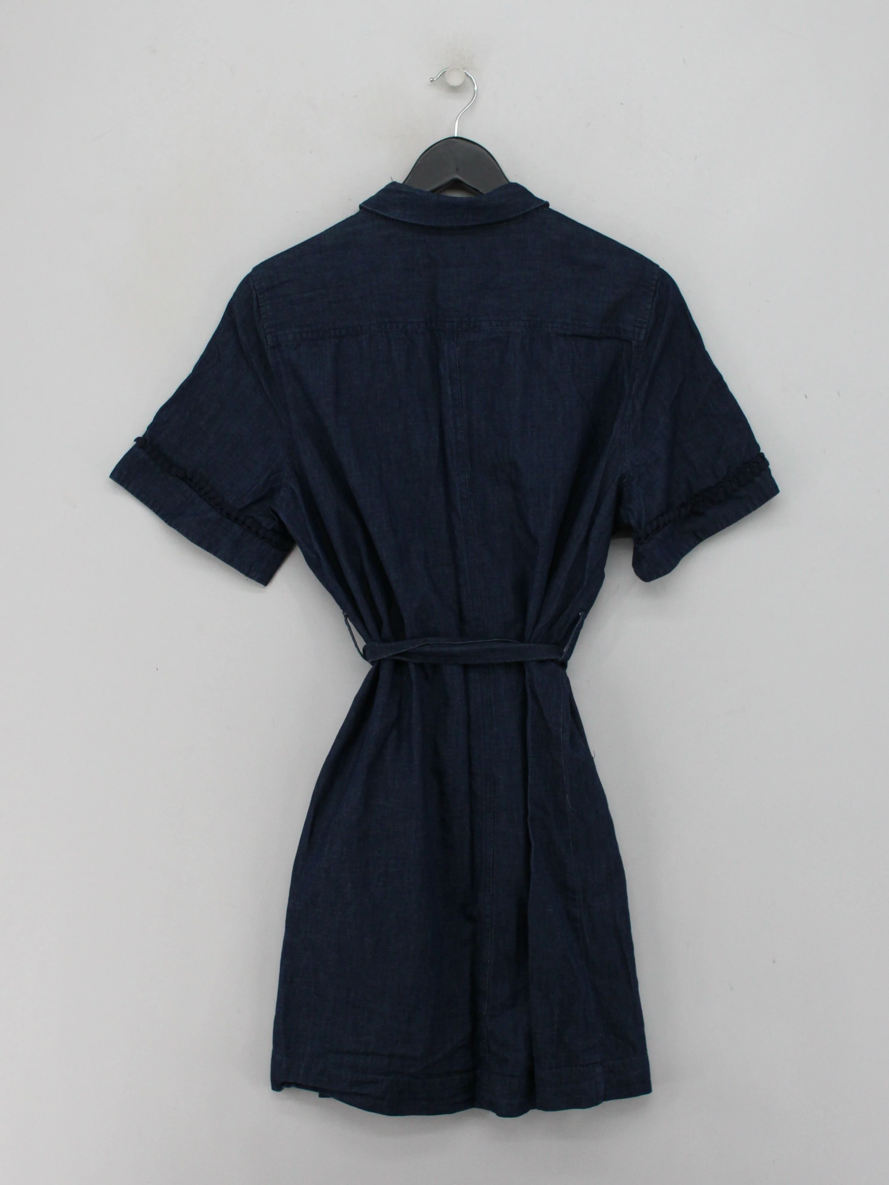 Whistles Shirt Mini Dress UK10 in Blue - Image 2