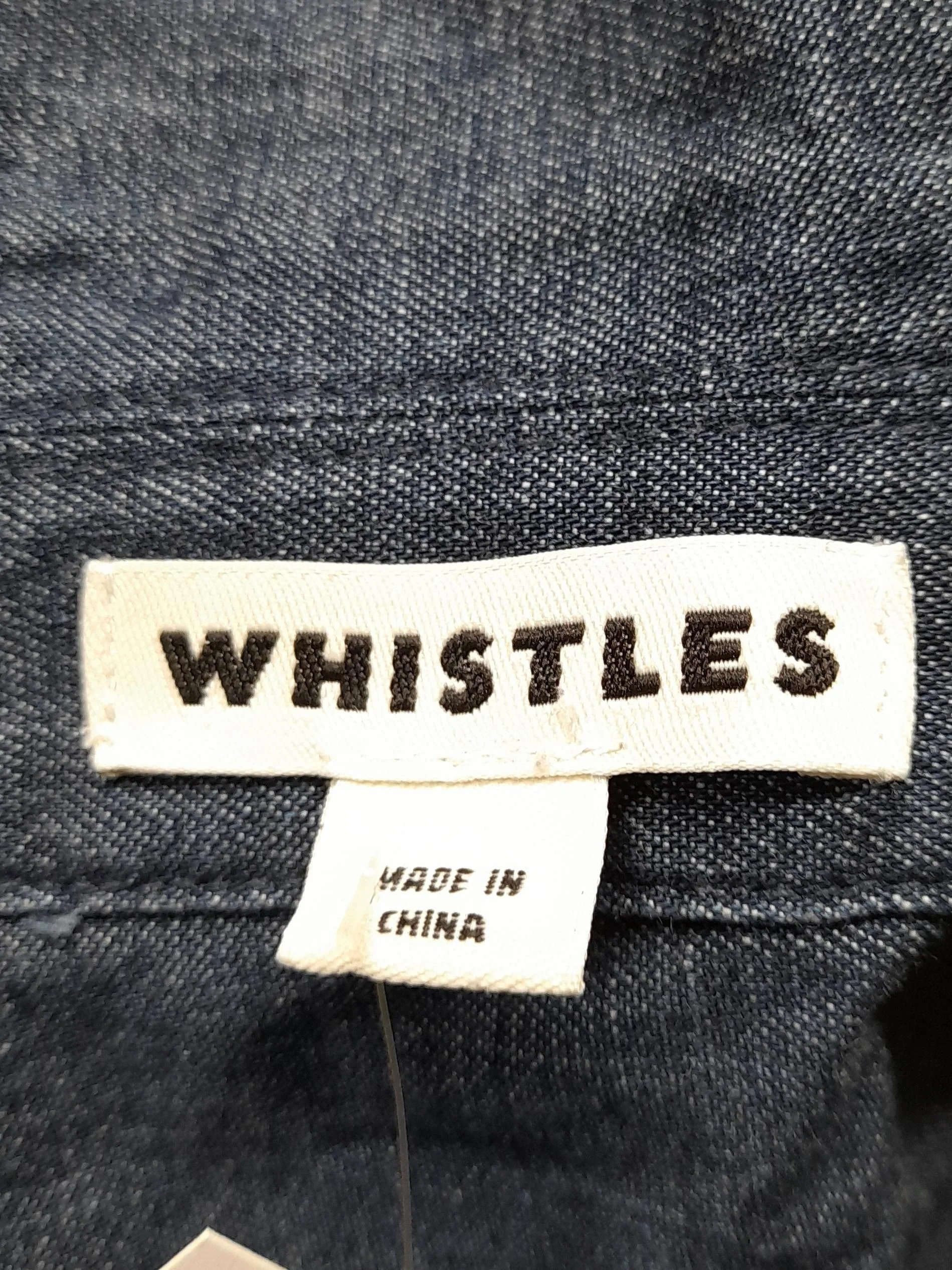 Whistles Shirt Mini Dress UK10 in Blue - Image 5