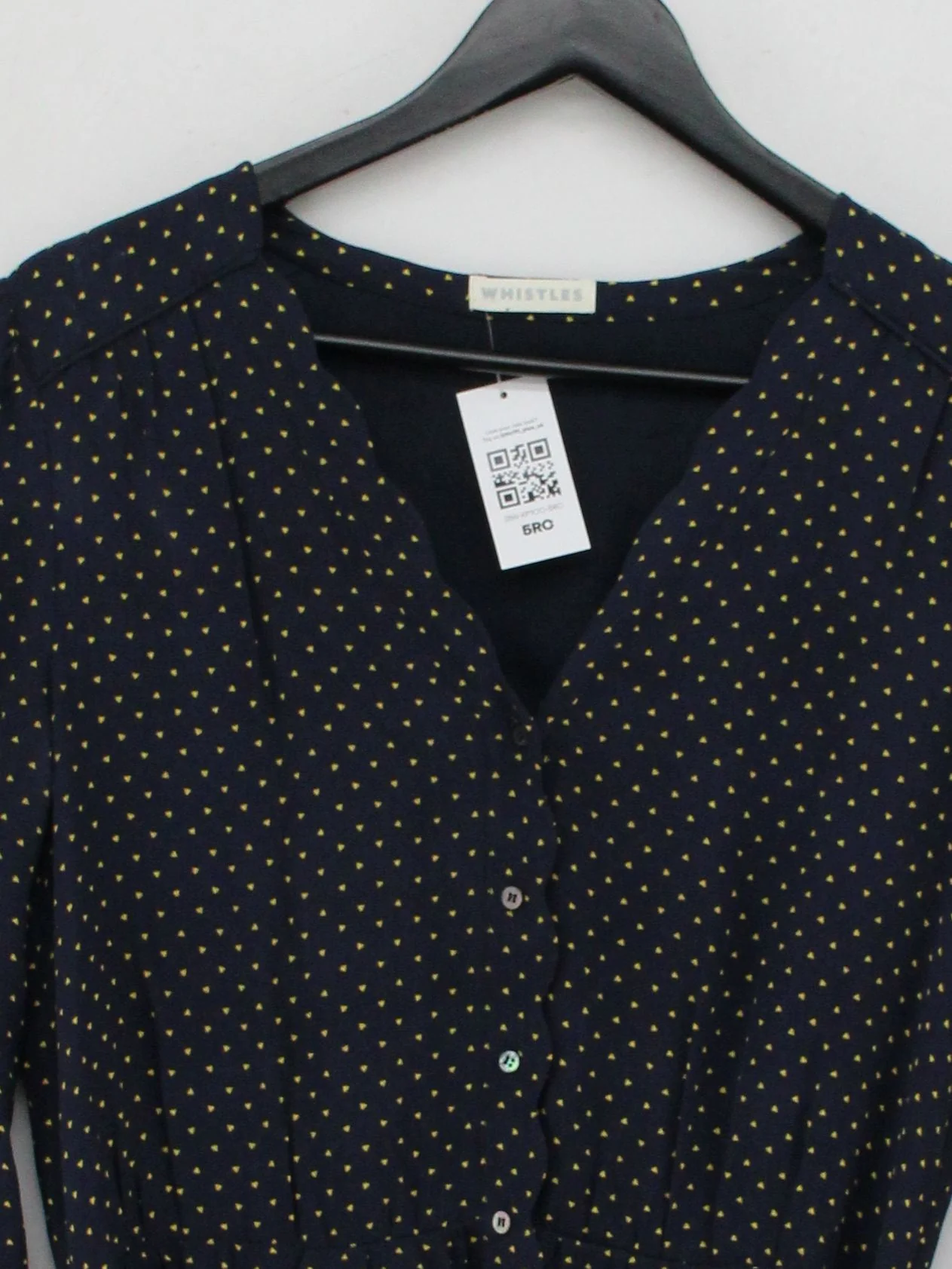 Whistles Shirt Mini Dress UK10 in Blue - Image 3