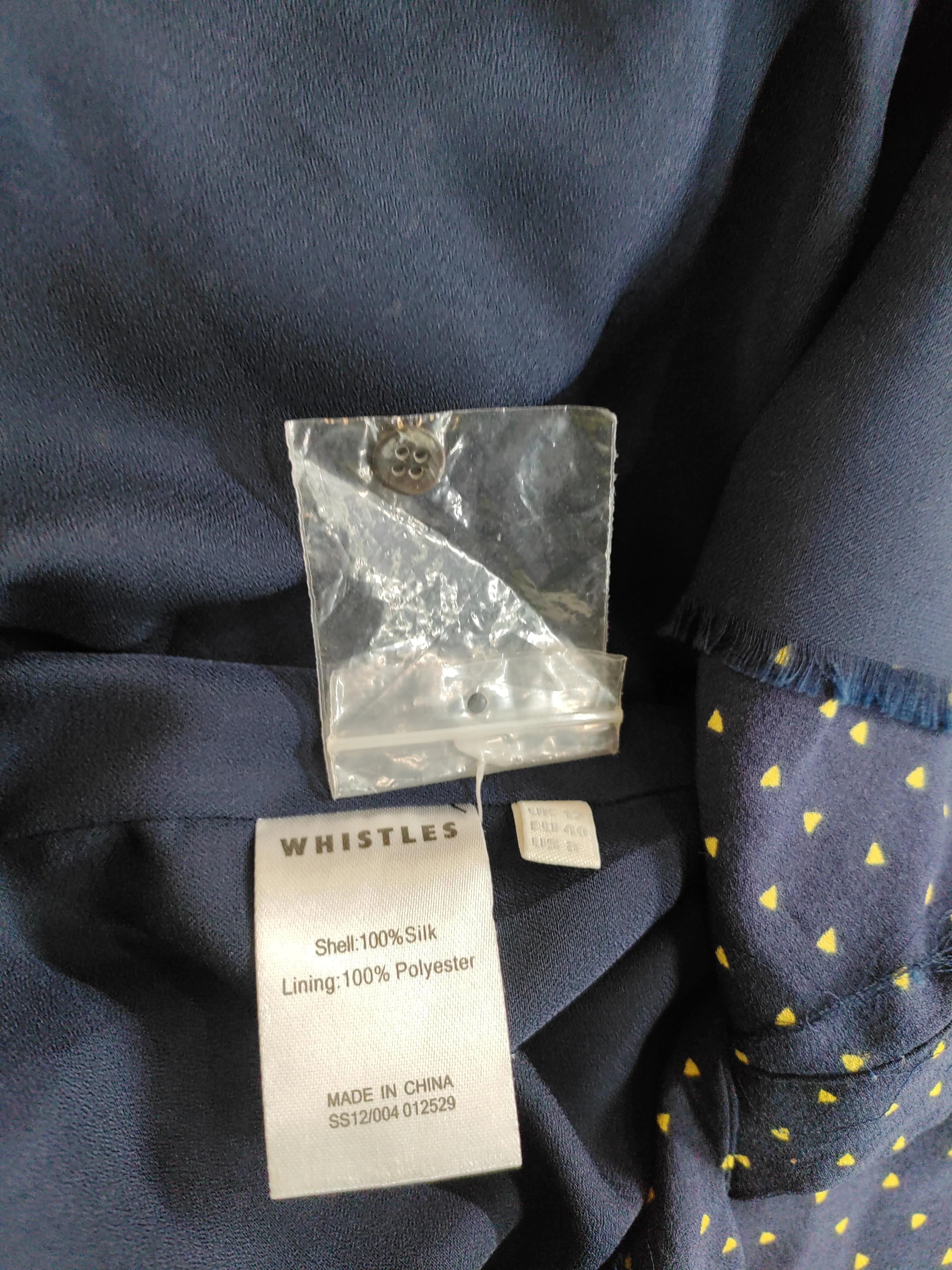 Whistles Shirt Mini Dress UK10 in Blue - Image 6