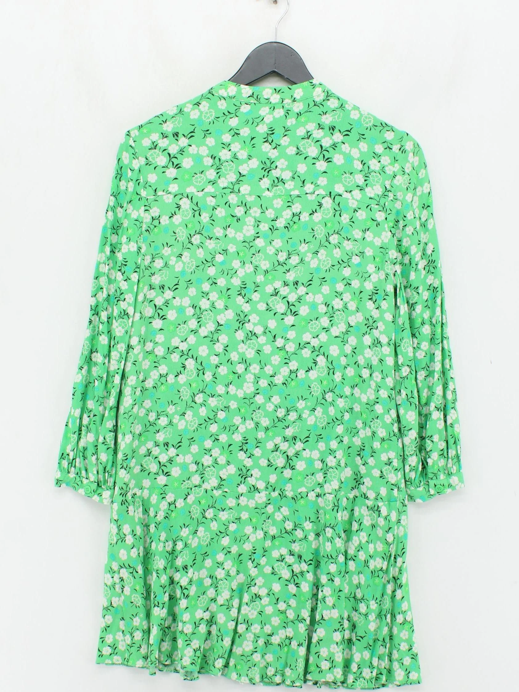 Whistles Shirt Mini Dress UK12 in Green - Image 2