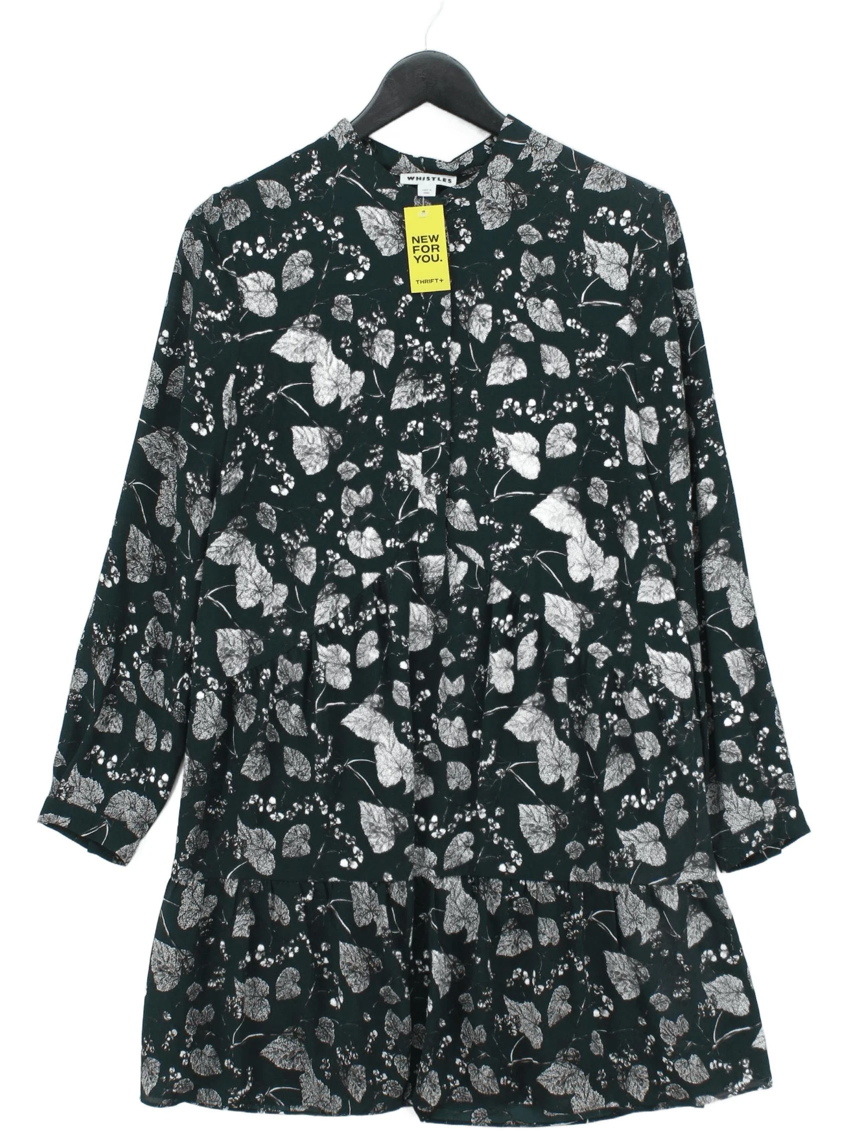 Whistles Shirt Mini Dress UK12 in Green