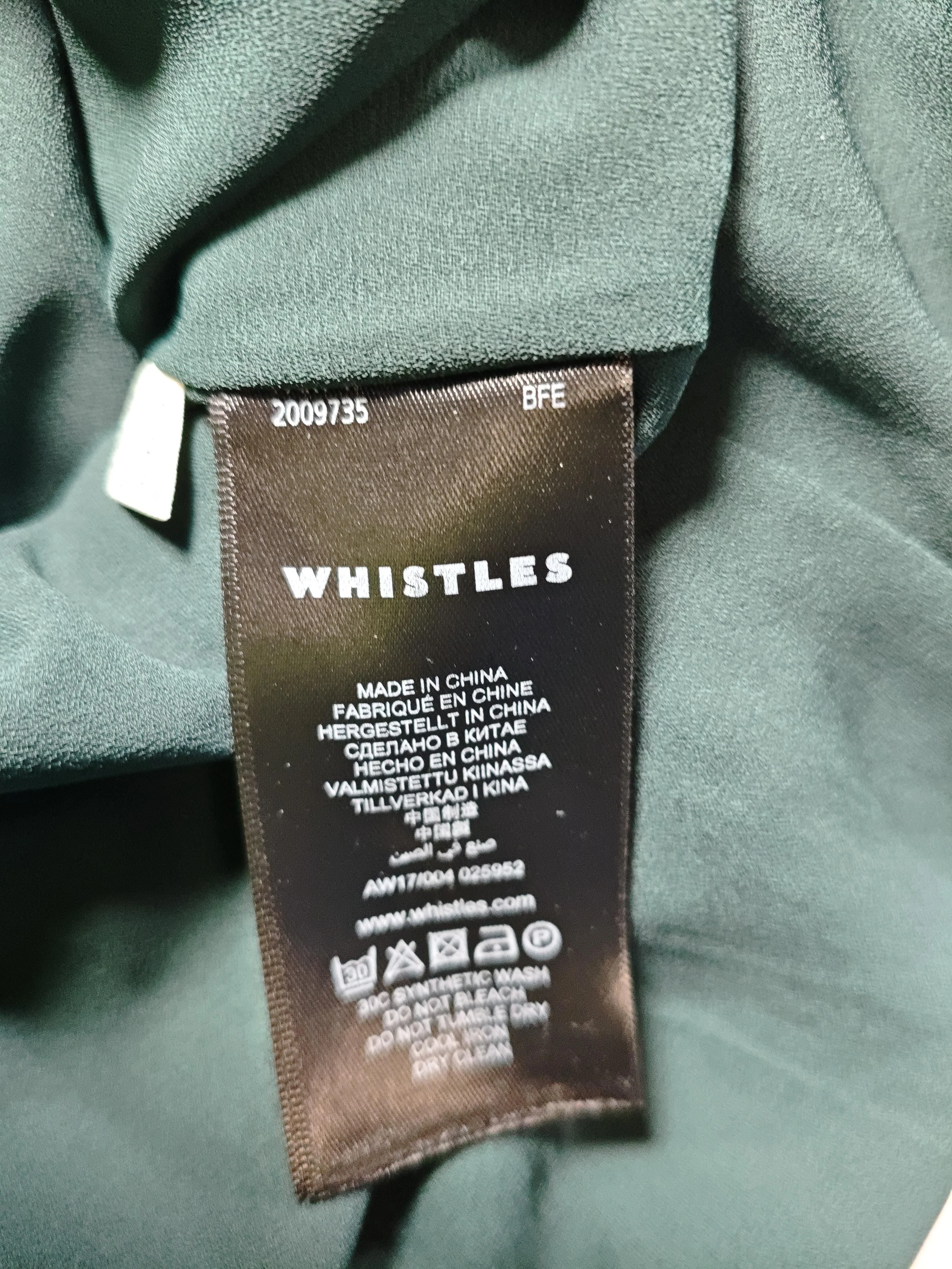 Whistles Shirt Mini Dress UK12 in Green - Image 6