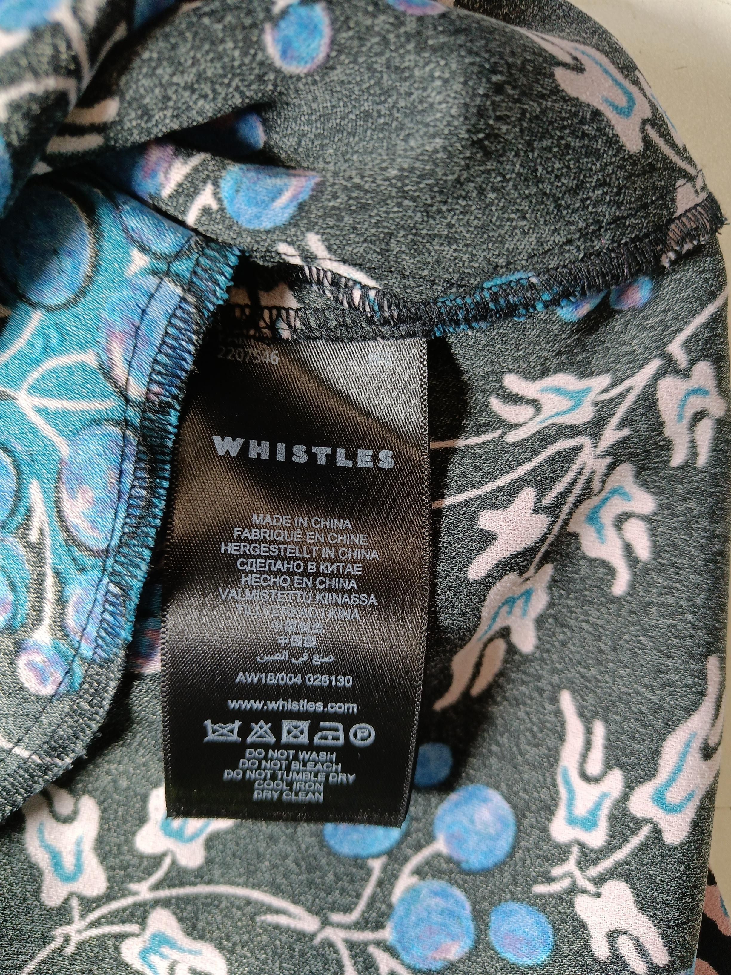 Whistles Shirt Mini Dress UK6 in Black - Image 6