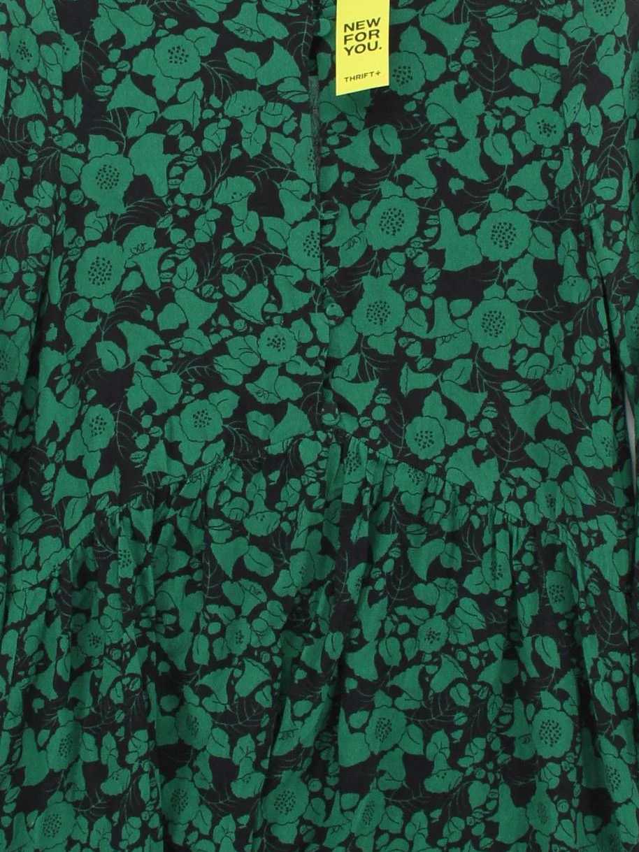 Whistles Shirt Mini Dress UK6 in Green - Image 3
