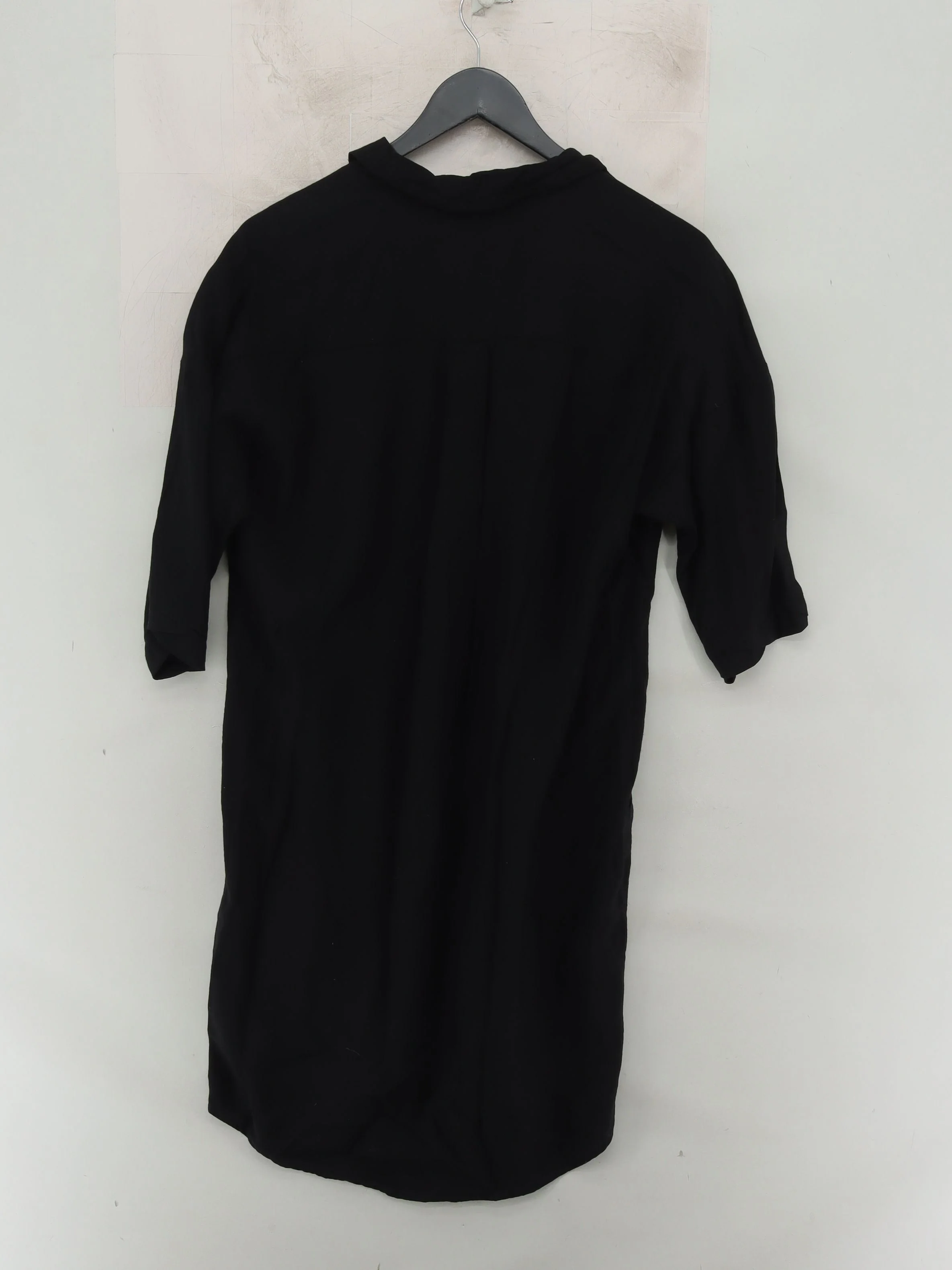 Whistles Shirt Mini Dress UK8 in Black - Image 2