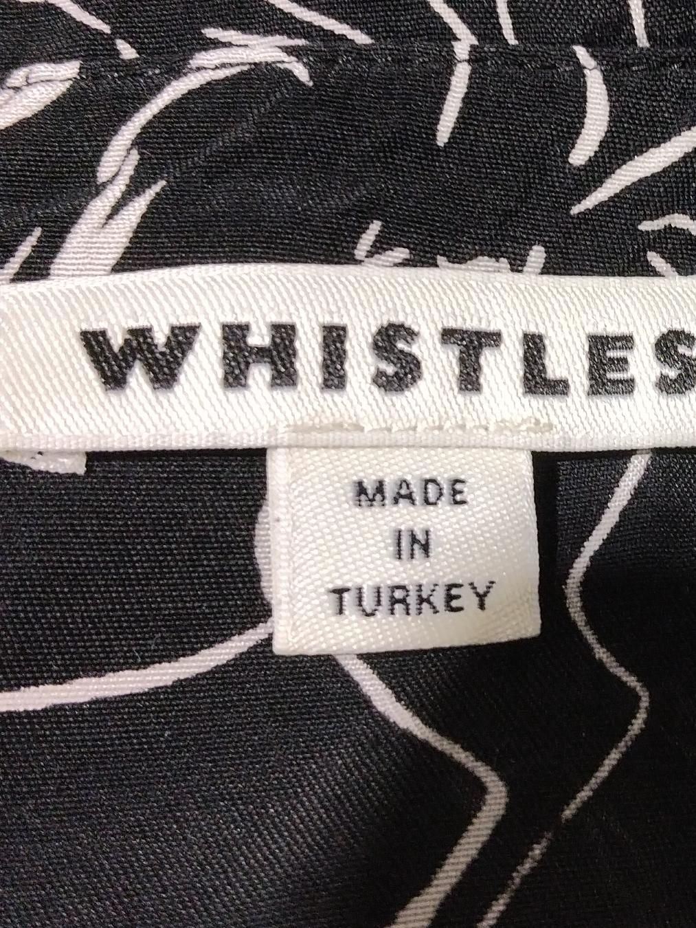 Whistles Shirt Mini Dress XS in Black - Image 5