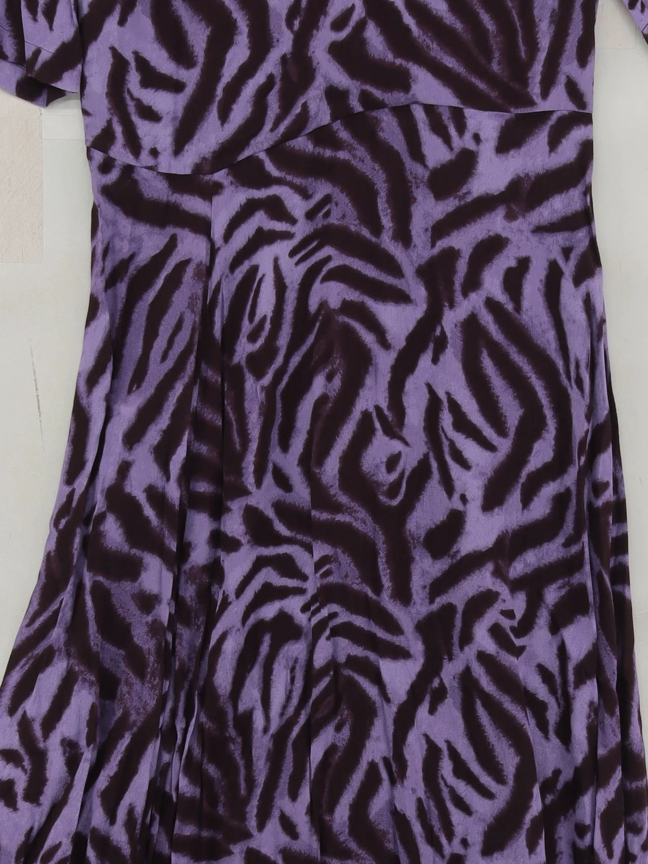Whistles Skater Midi Dress UK10 in Purple - Image 4
