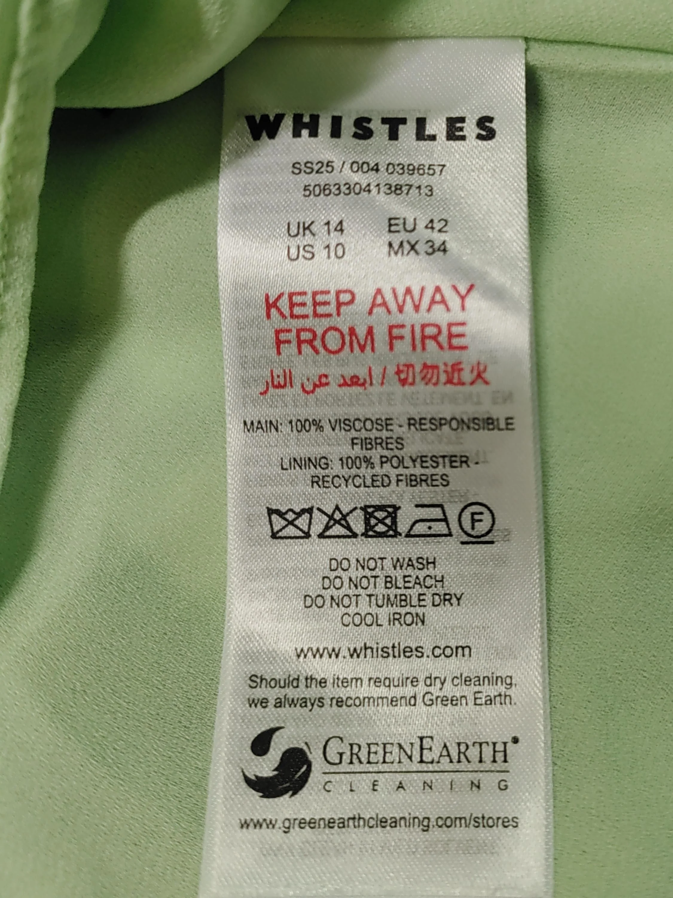 Whistles T-Shirt Midi Dress UK14 in Multi - Image 6