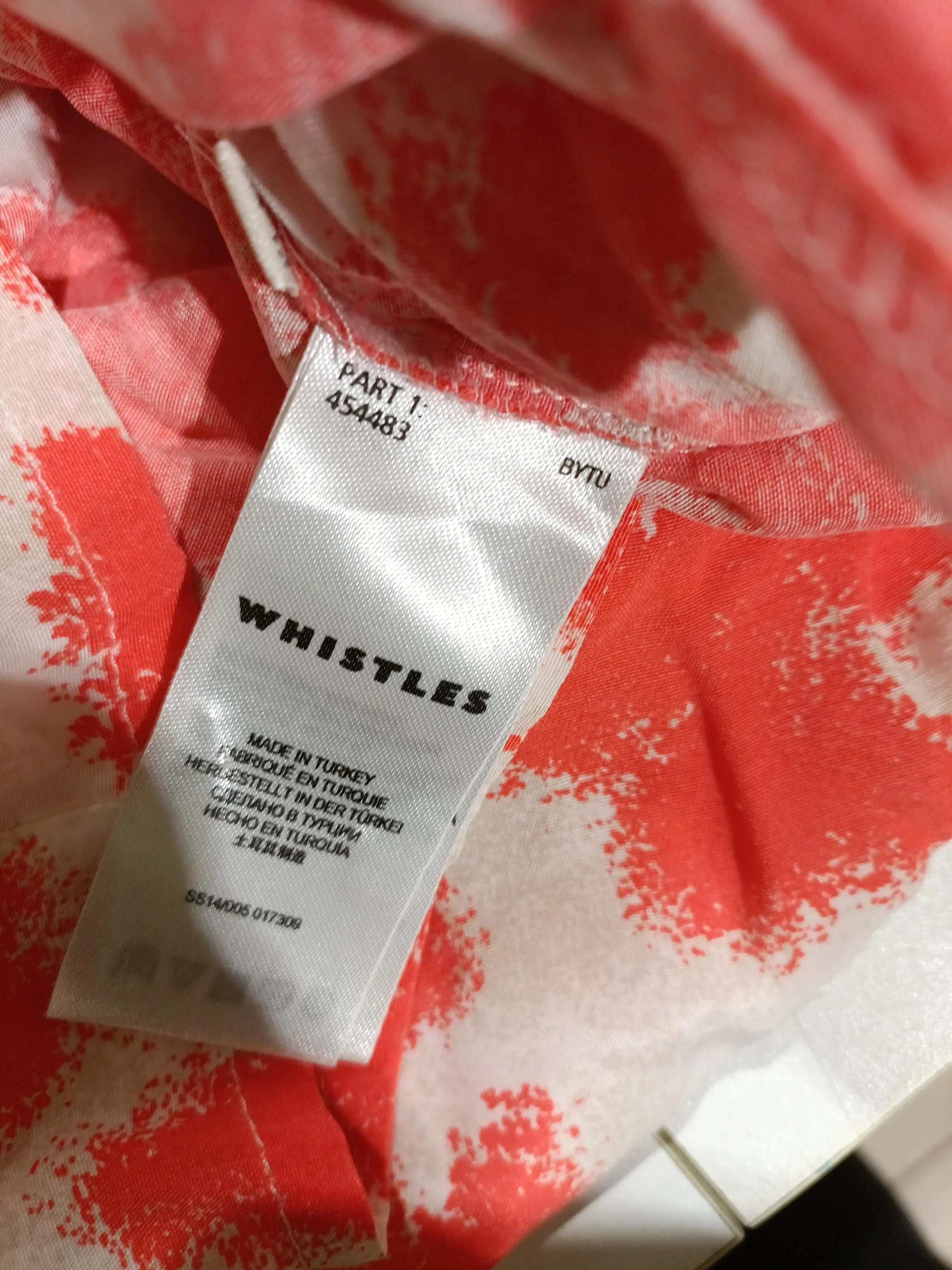 Whistles T-Shirt Mini Dress S in Red - Image 6
