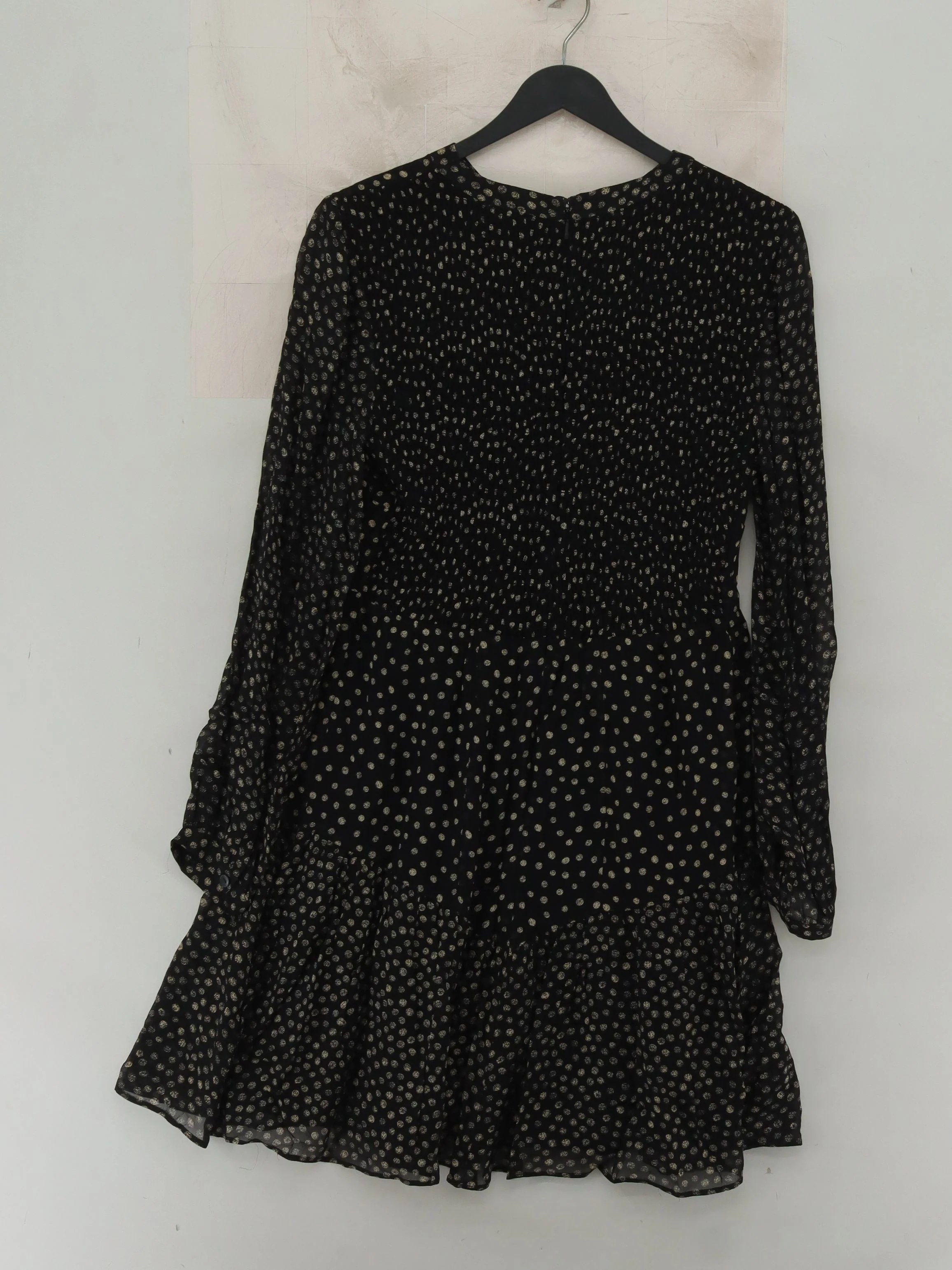 Whistles T-Shirt Mini Dress UK10 in Black - Image 2